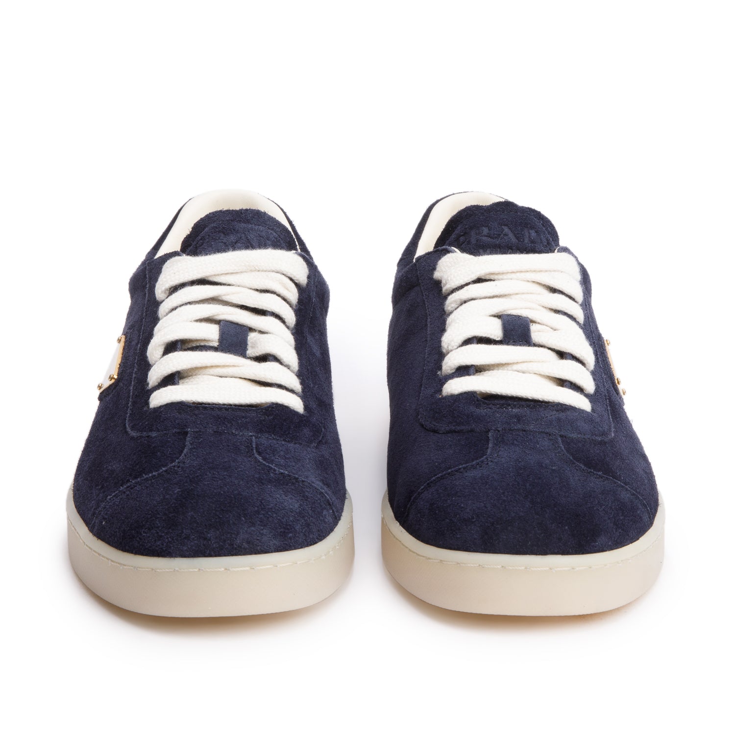 Prada Blue Suede Lane Sneakers, Men's Size 7 w/ Box