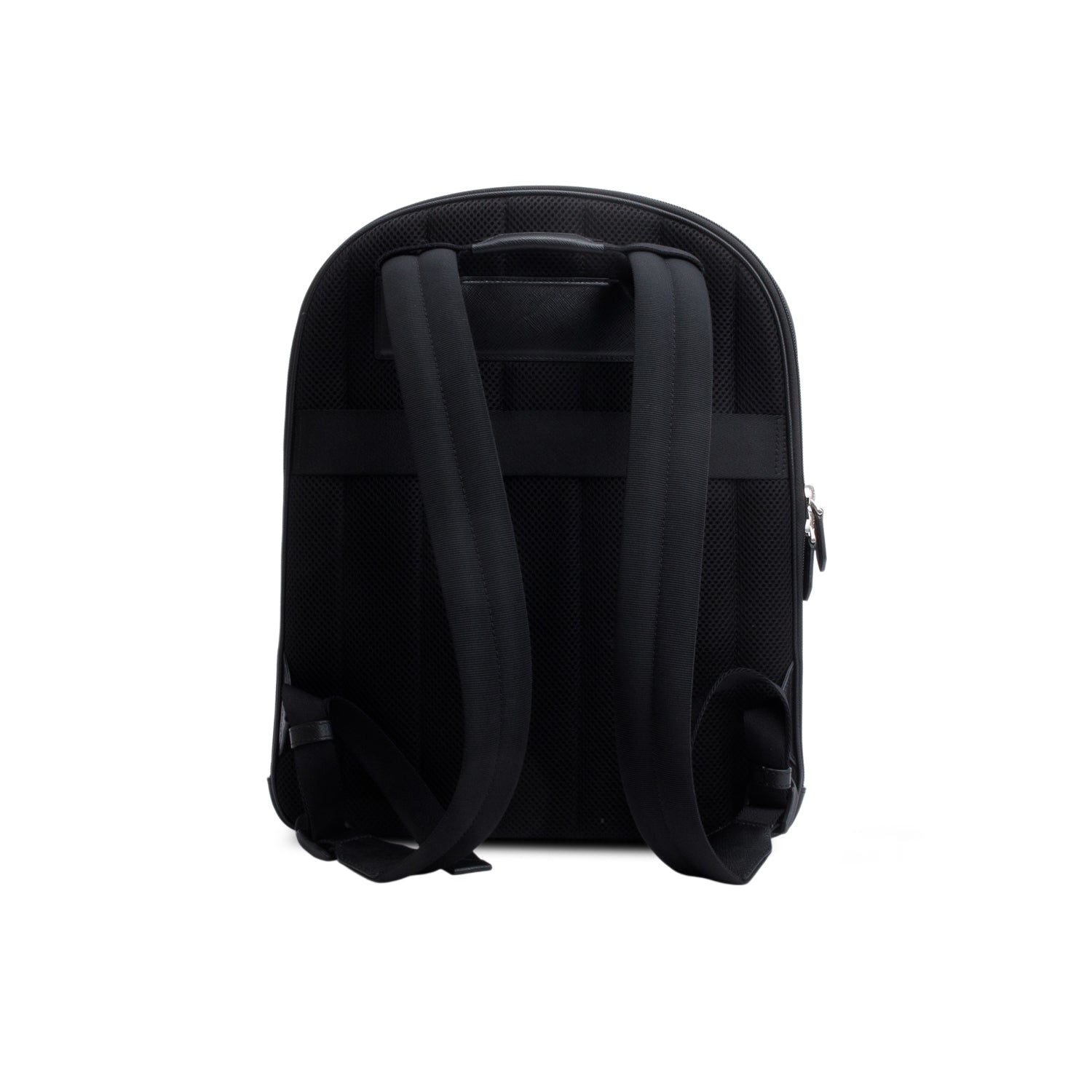 Montblanc Black Leather Medium 3 Compartments Sartorial Backpack