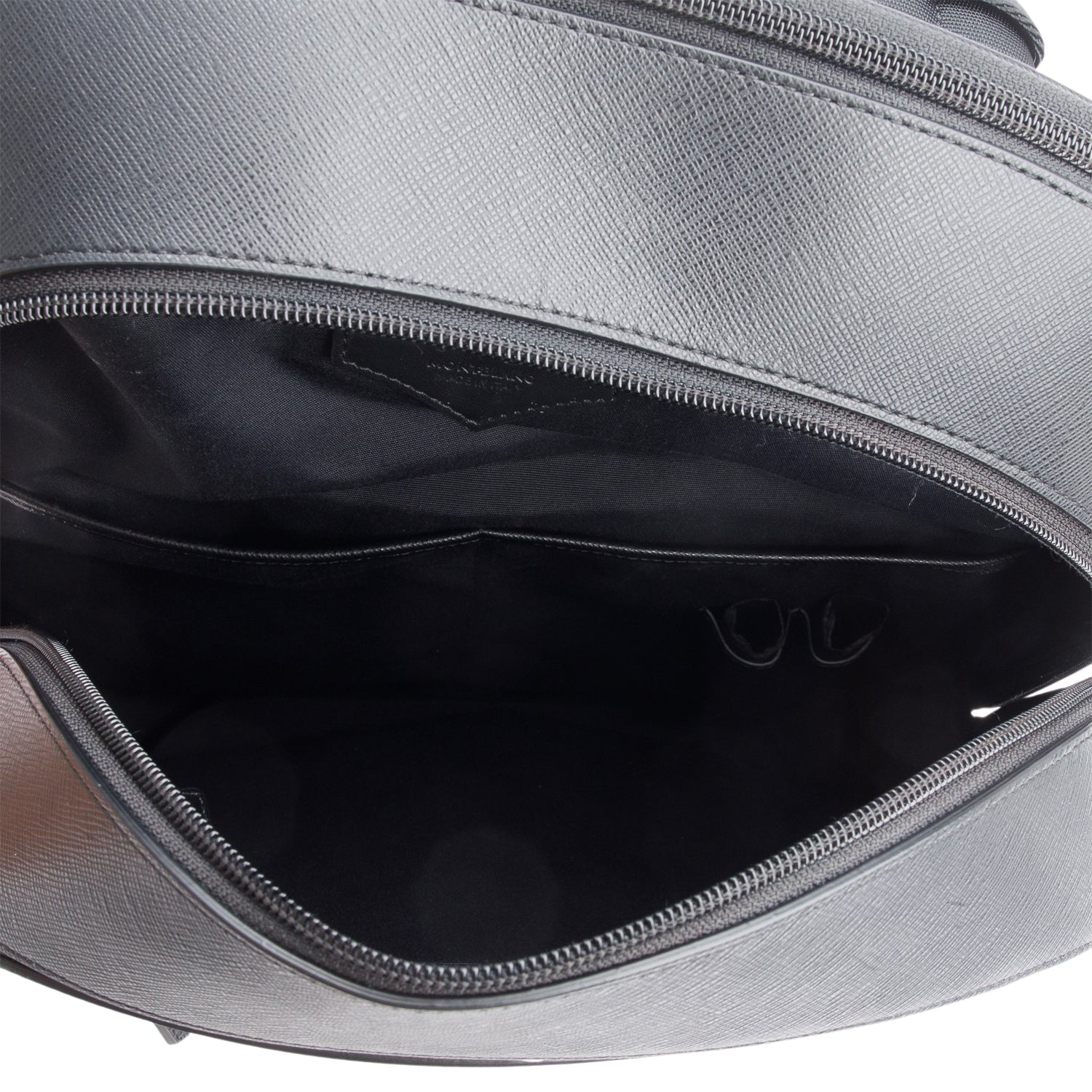 Montblanc Black Leather Medium 3 Compartments Sartorial Backpack