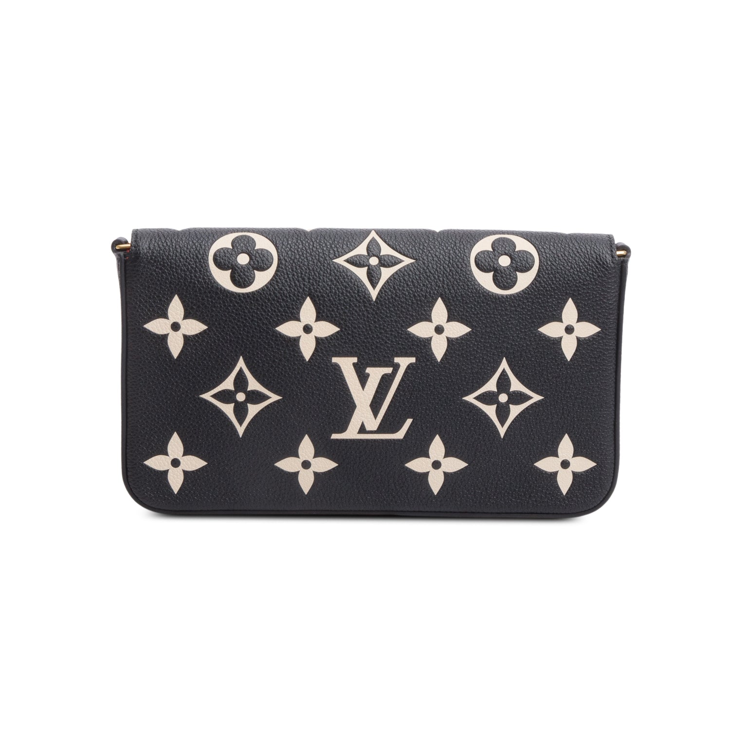 Louis Vuitton Bicolor Monogram Empreinte Leather Felicie Pochette w/ Inserts & Box