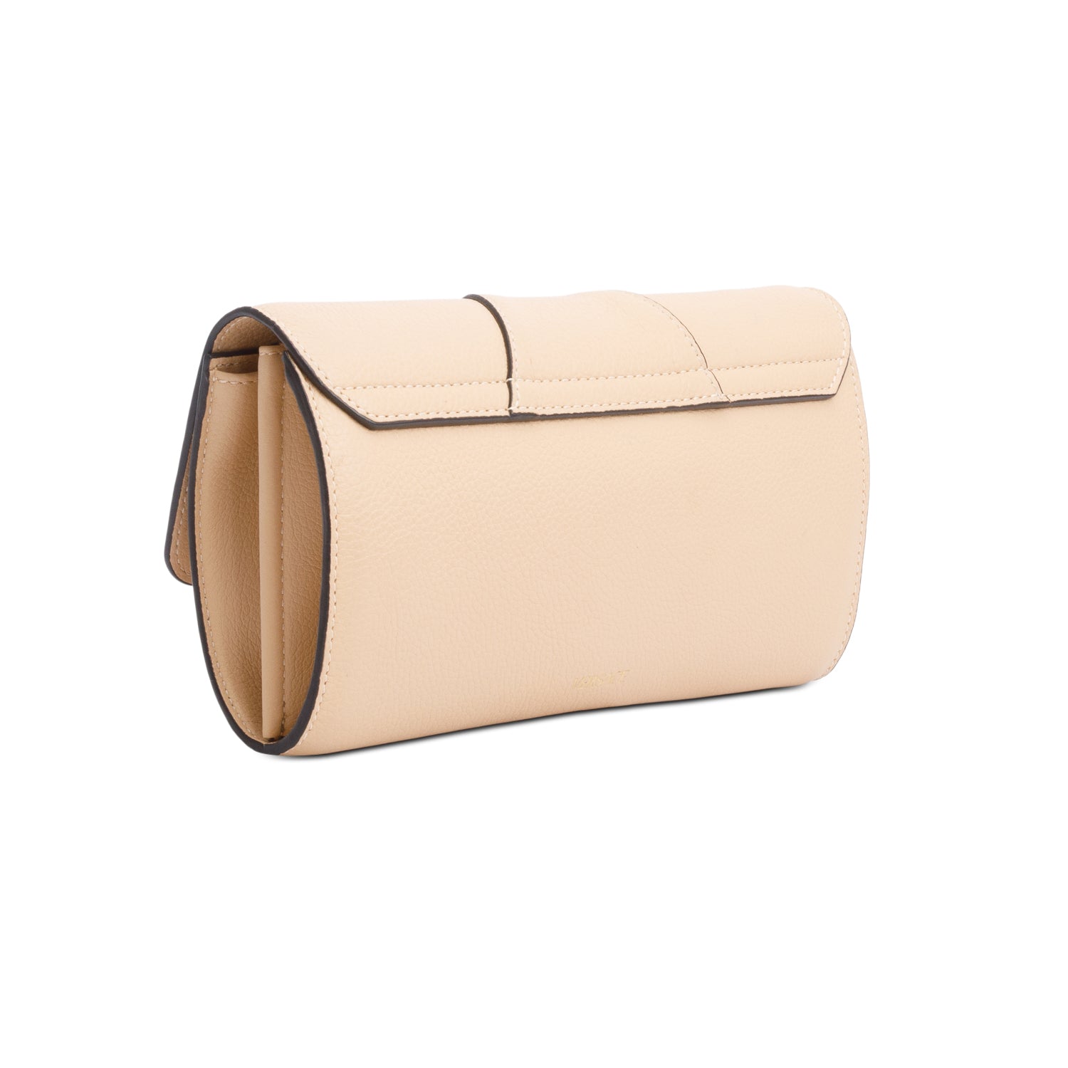 Versace Beige Leather Virtus Wallet On Chain