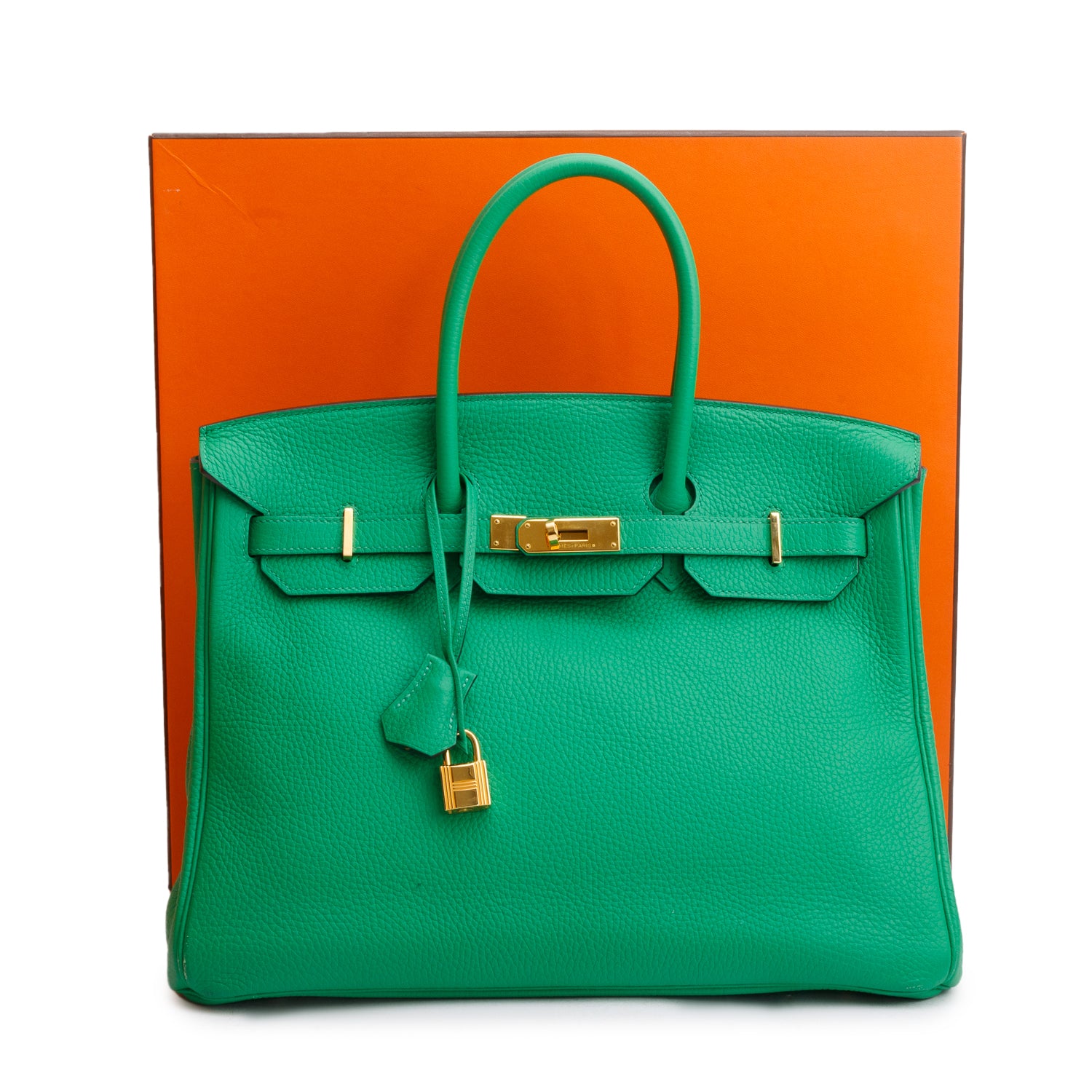 Hermes Bambou Clemence Birkin 35 w/ Box