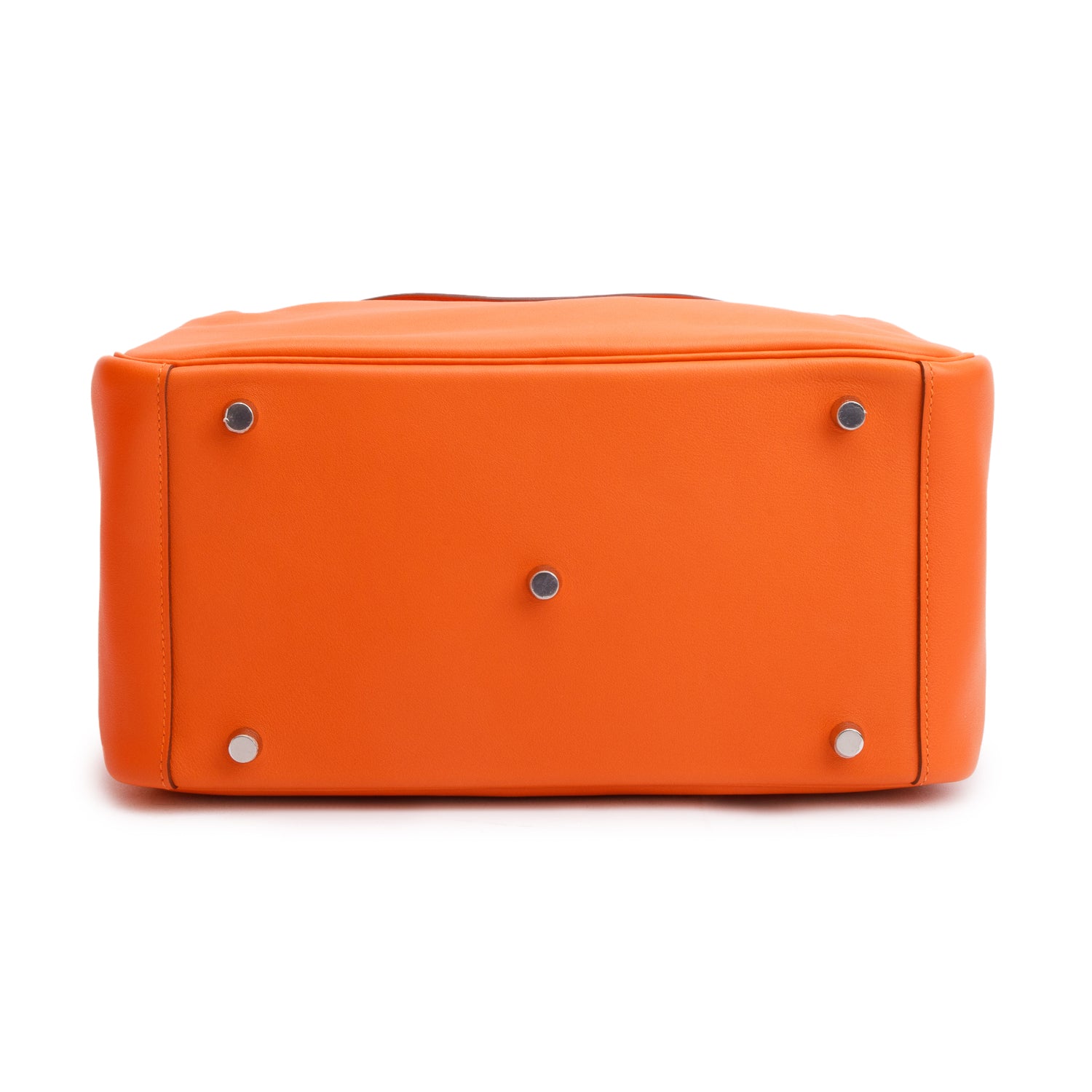 Hermes Orange Swift Verso Leather Lindy 30 w/ Box