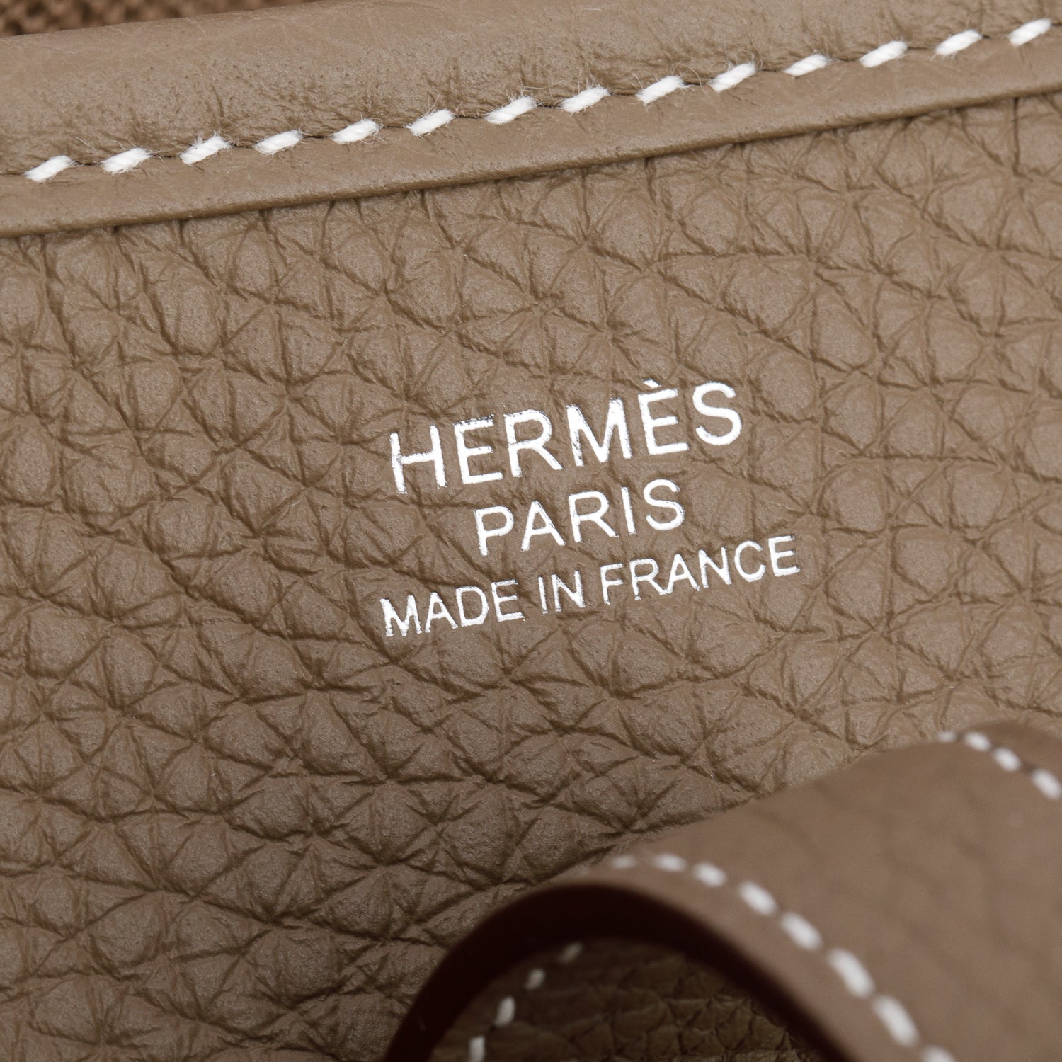 Hermes 2025 Etoupe Taurillon Clemence Evelyne III 29 Bag w/ Box