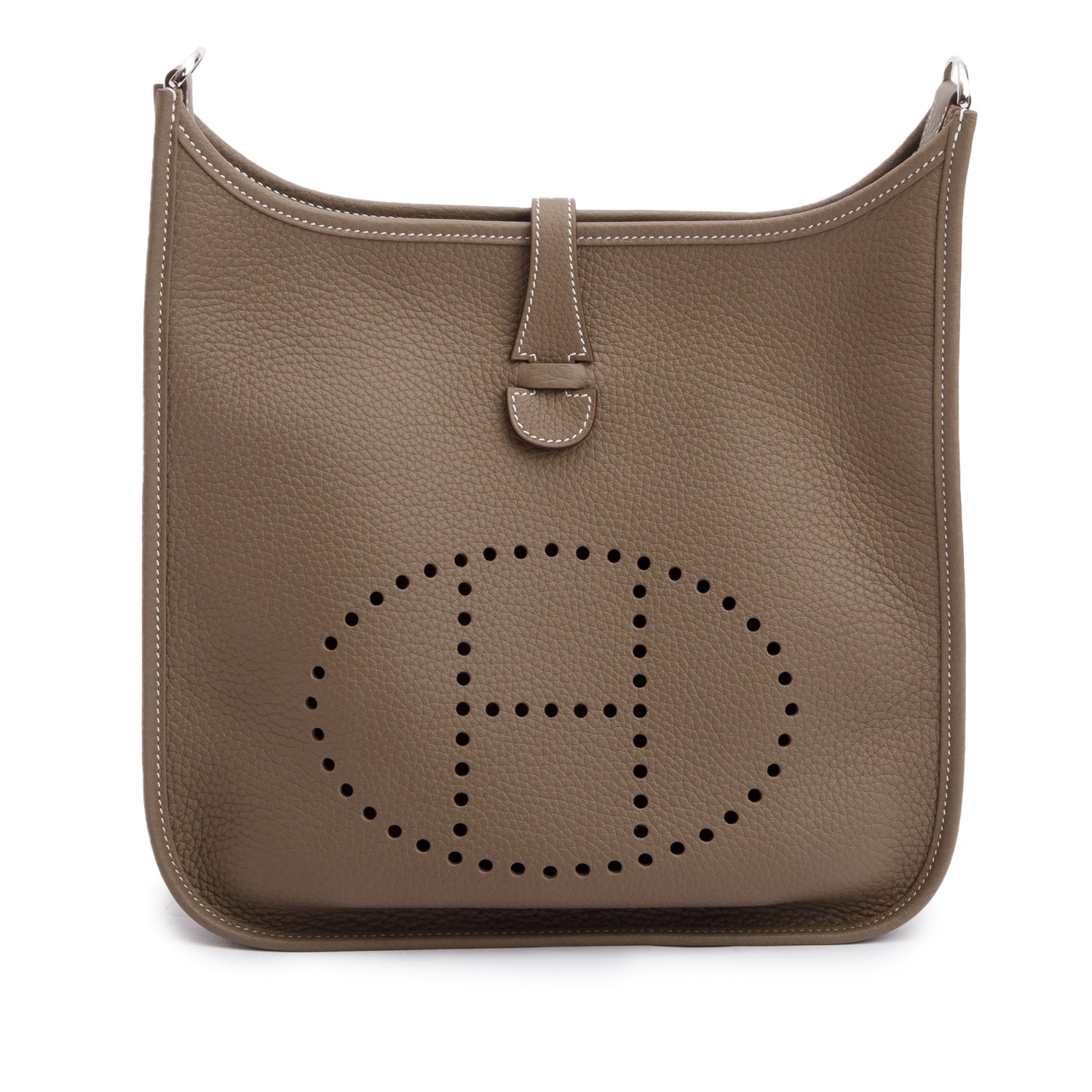 Hermes 2025 Etoupe Taurillon Clemence Evelyne III 29 Bag w/ Box