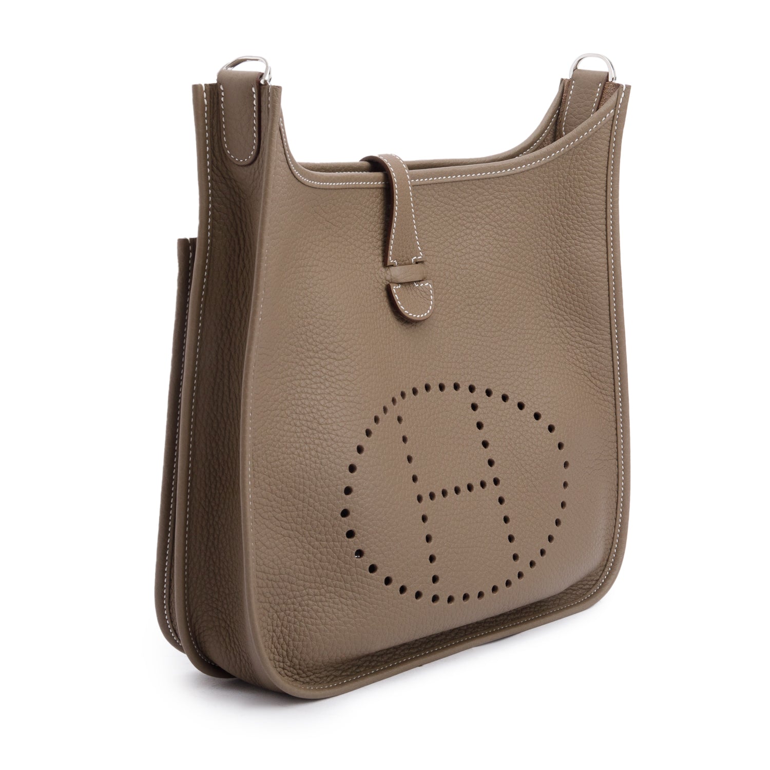 Hermes 2025 Etoupe Taurillon Clemence Evelyne III 29 Bag w/ Box