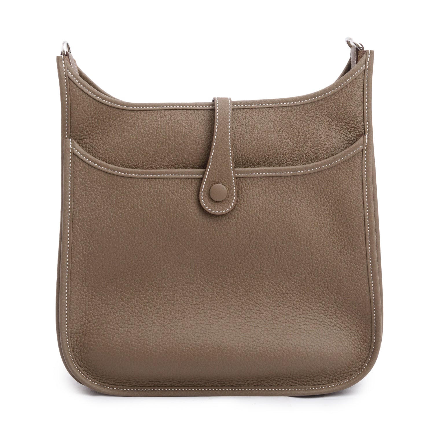 Hermes 2025 Etoupe Taurillon Clemence Evelyne III 29 Bag w/ Box