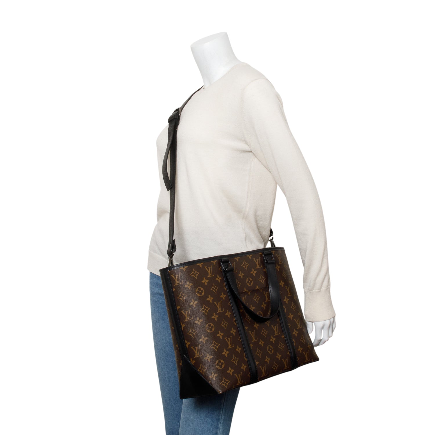 Louis Vuitton Monogram Macassar Weekend Tote PM w/ Strap