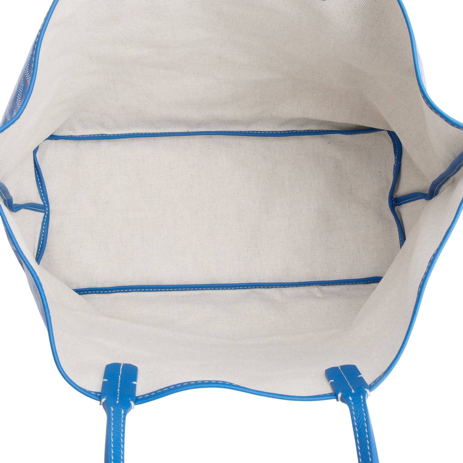 Goyard Blue Monogram Canvas Saint Louis Tote PM w/ Pouch