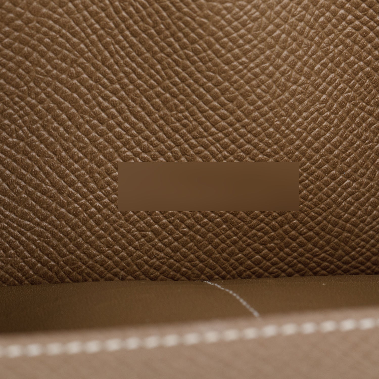 Hermes Etoupe Epsom Leather Classic Kelly Longue Wallet