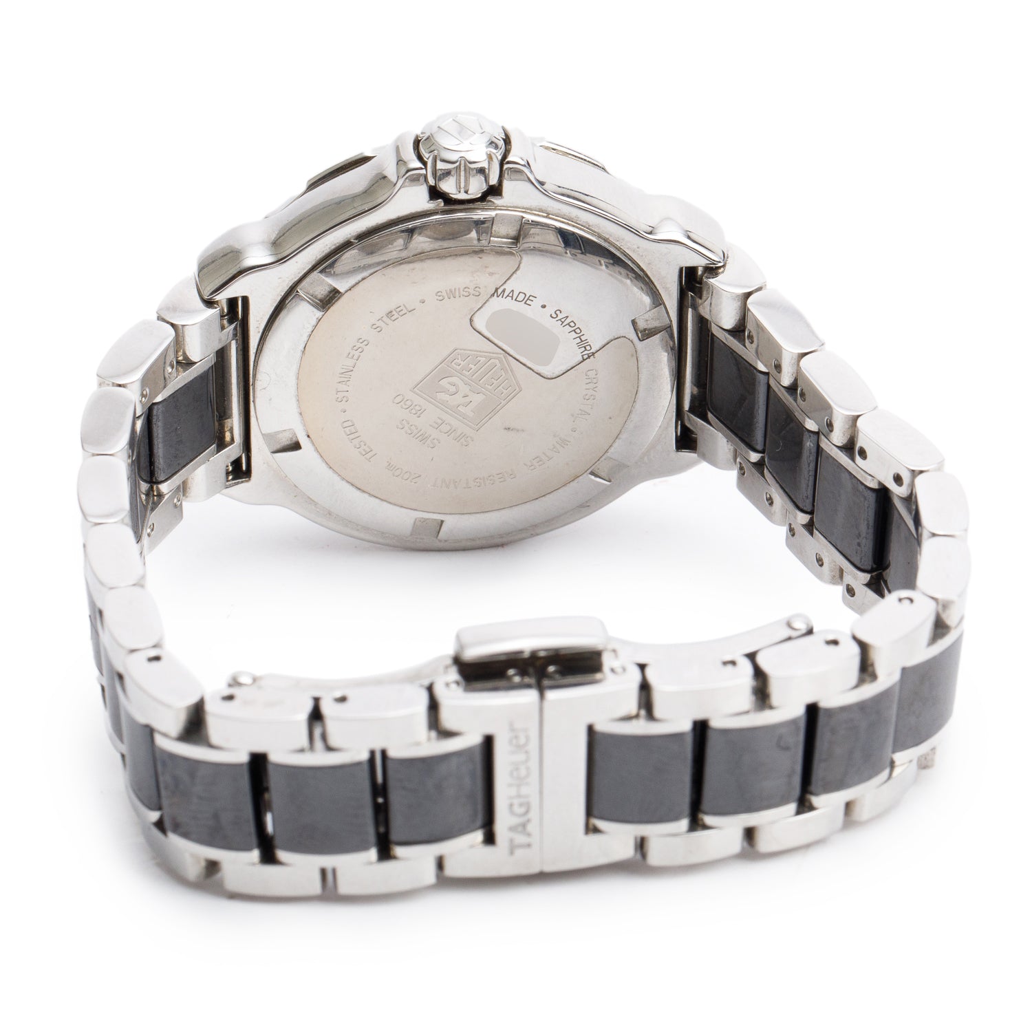 Tag Heuer Stainless Steel & Black Ceramic Formula 1 37 MM Quartz Watch WAH1210