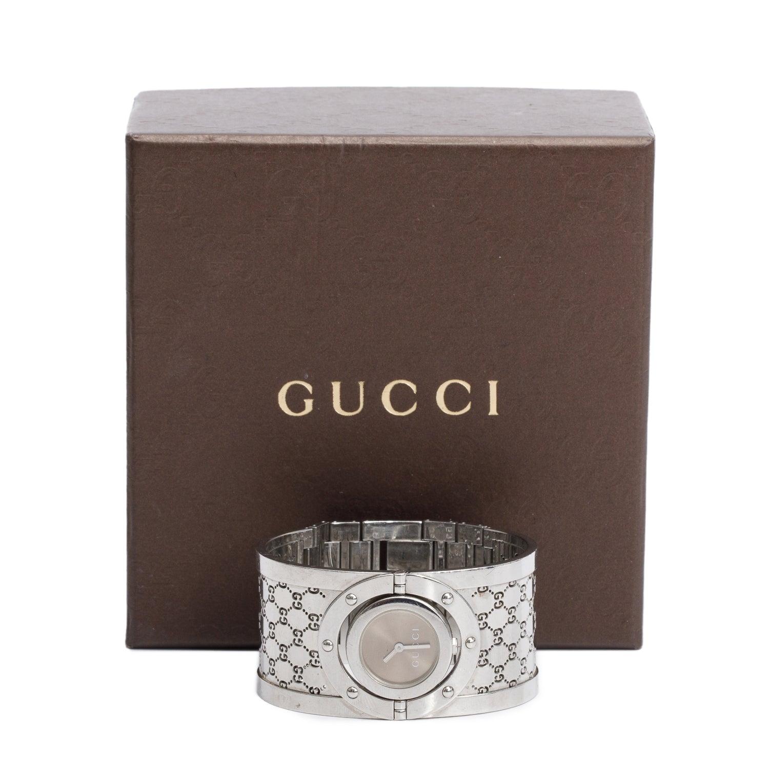 Gucci Stainless Steel Twirl Watch w/ Box