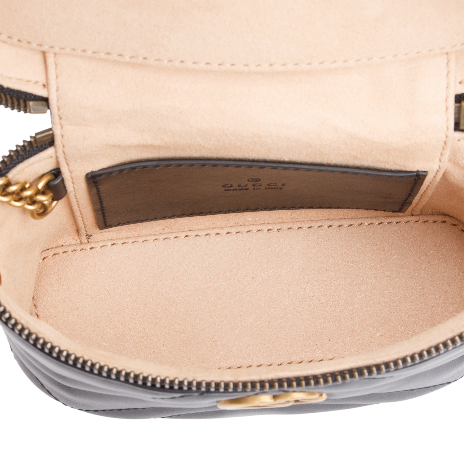 Gucci GG Marmont Matelasse Leather Mini Top Handle Bag w/ Box