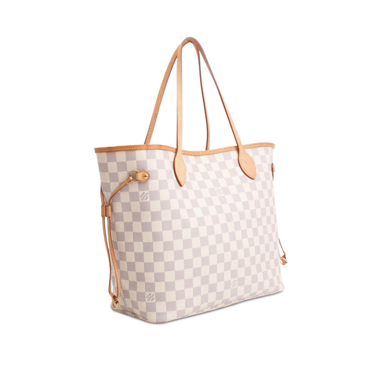 Louis Vuitton Damier Azur Neverfull MM w/ Pouch