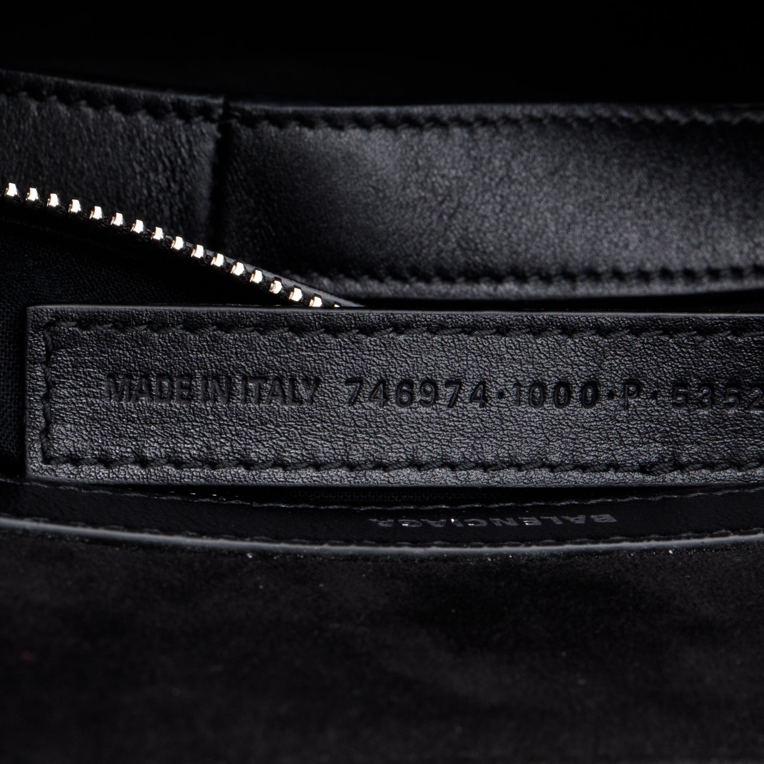 Balenciaga Black Calfskin Leather Medium Mary Kate Tote w/ Pouch
