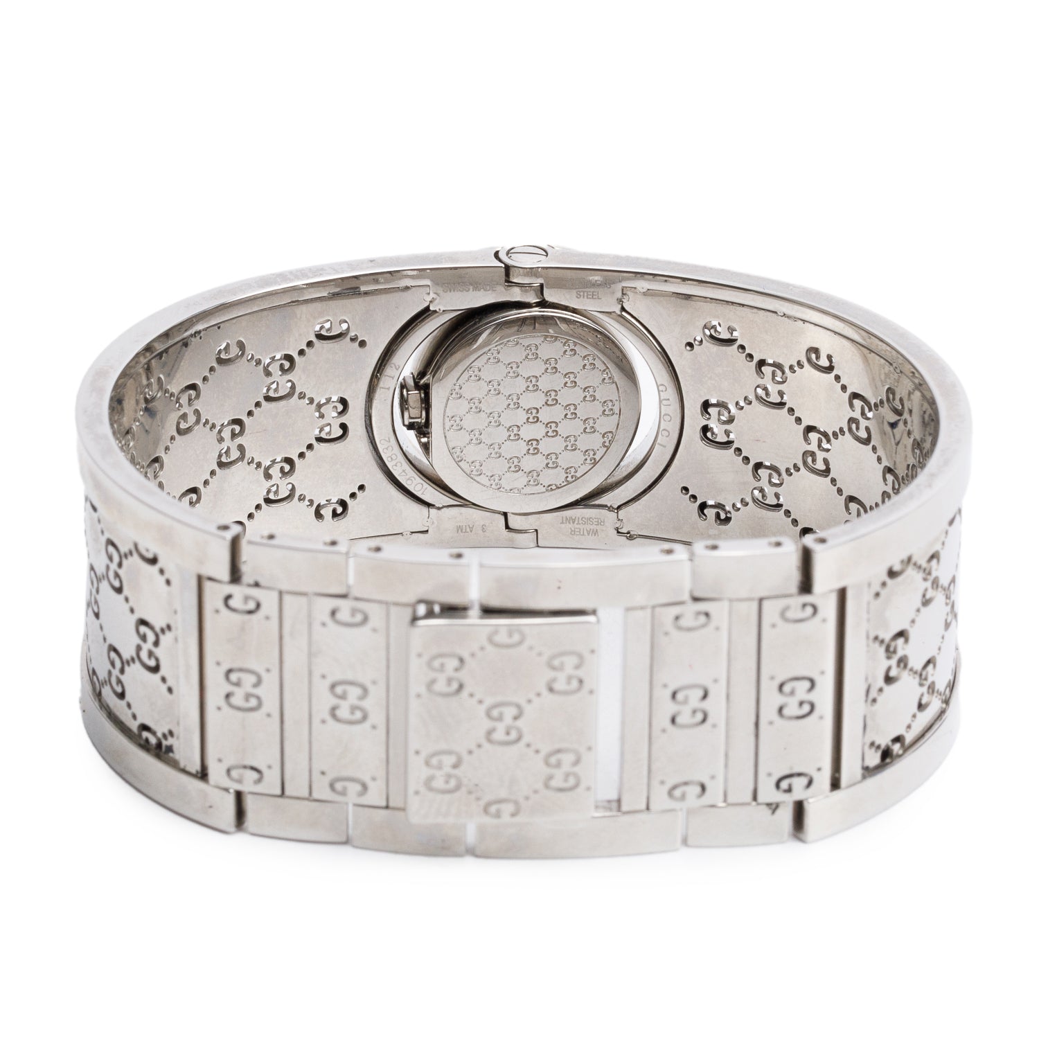 Gucci Stainless Steel Diamond Bezel Twirl Quartz Watch