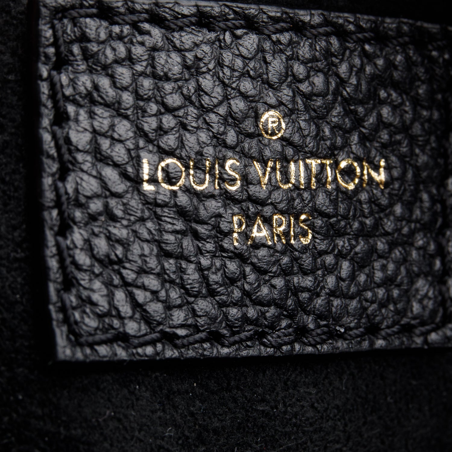 Louis Vuitton Black Monogram Empreint Leather Mini Bumbag w/ Straps & Box