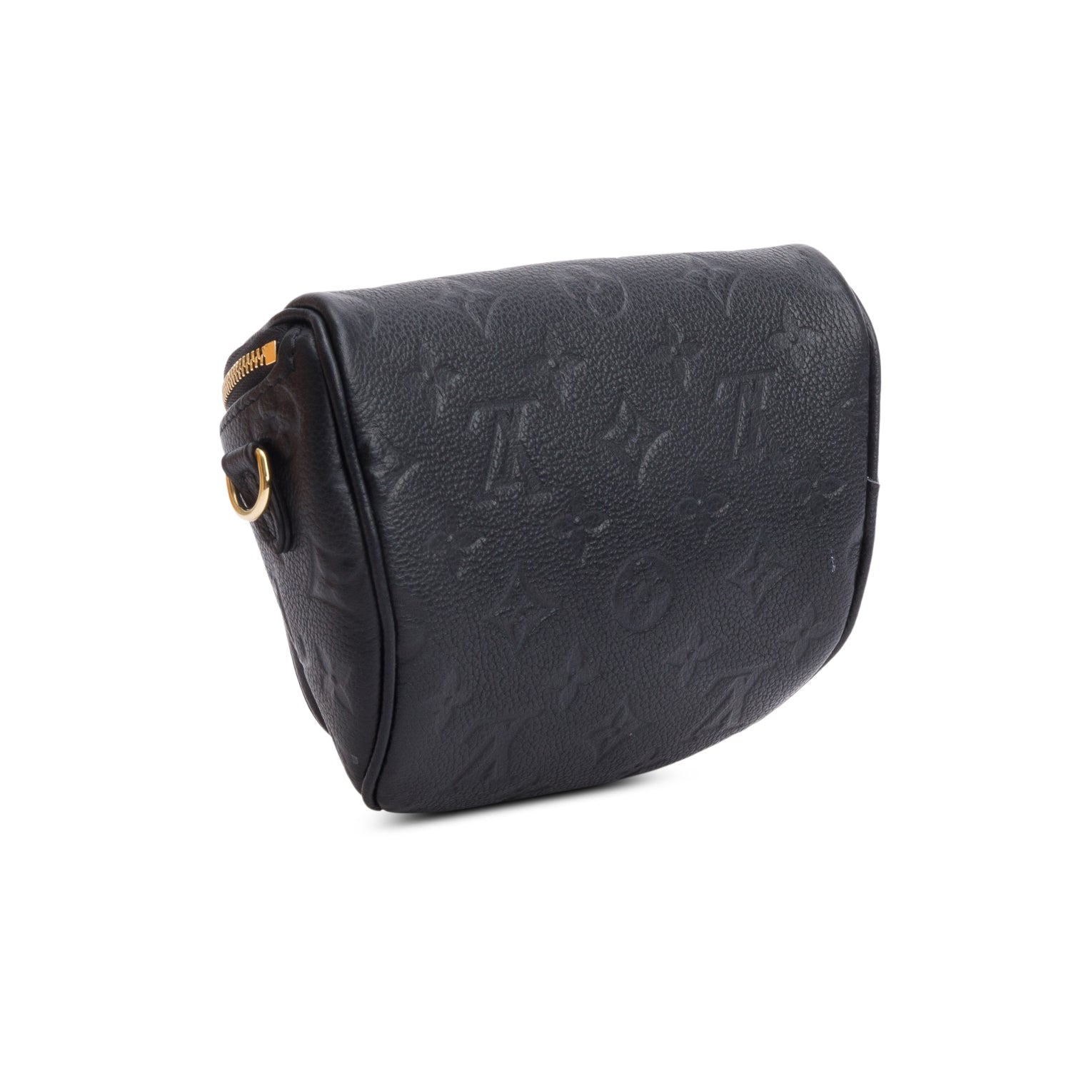 Louis Vuitton Black Monogram Empreint Leather Mini Bumbag w/ Straps & Box