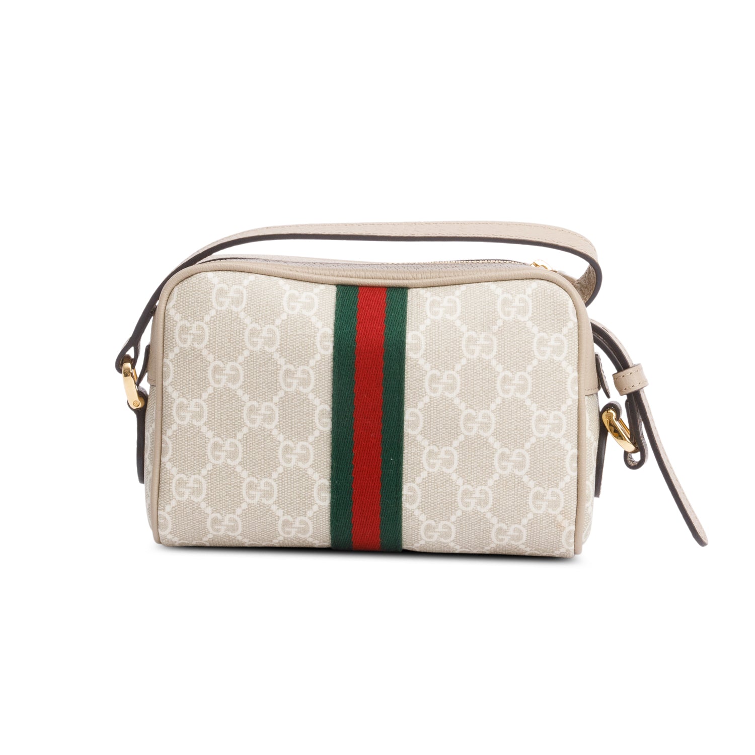 Gucci GG Supreme Web Mini Ophidia Crossbody Bag w/ Box
