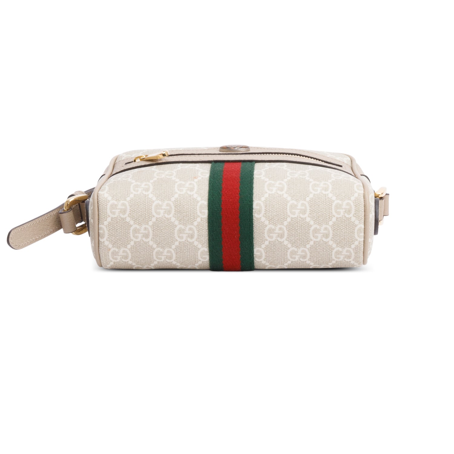 Gucci GG Supreme Web Mini Ophidia Crossbody Bag w/ Box