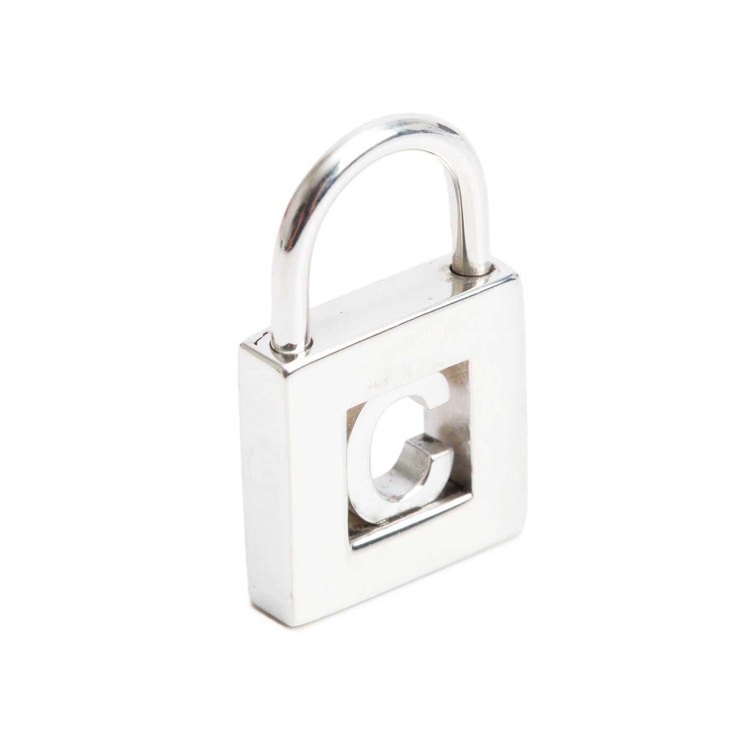 Tiffany & Co. Sterling Silver Letter 'C' Lock Charm