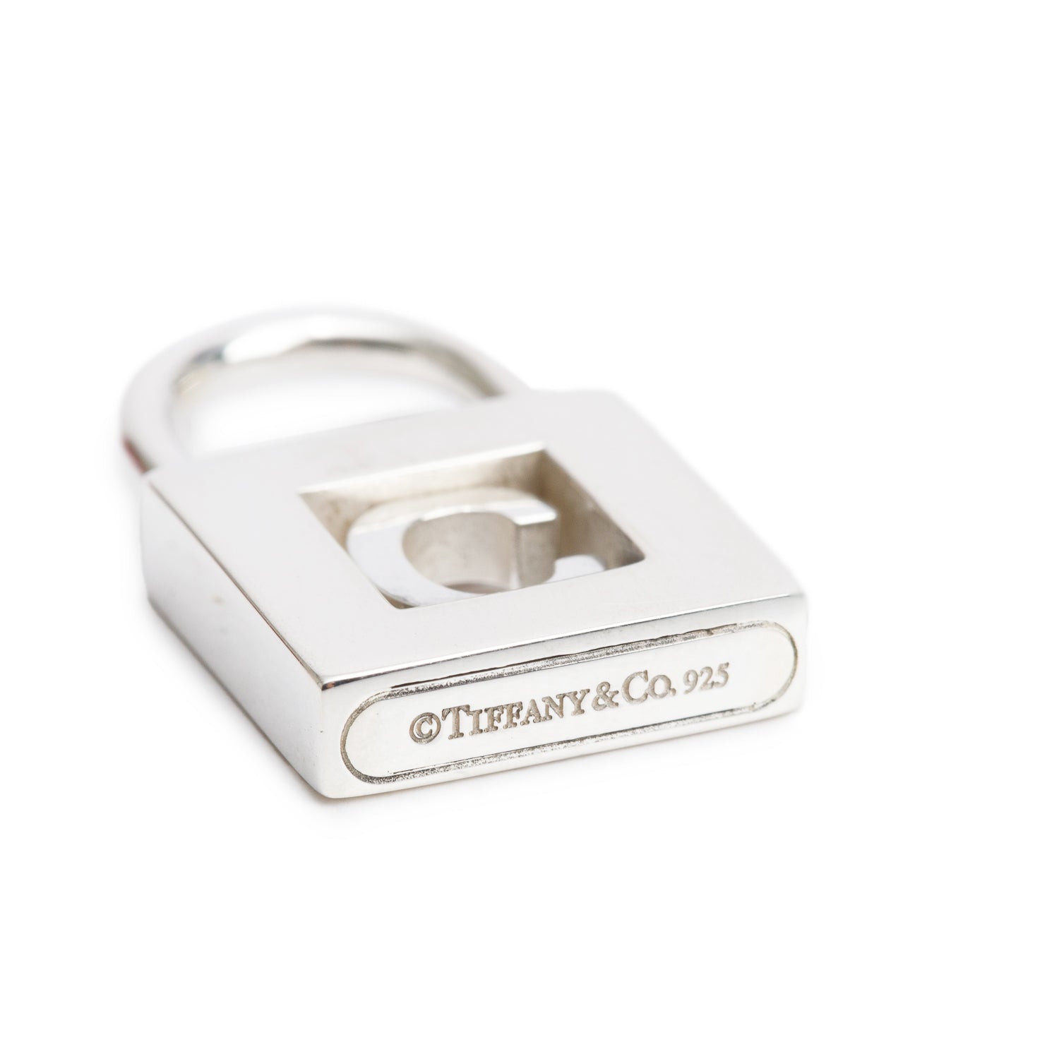 Tiffany & Co. Sterling Silver Letter 'C' Lock Charm