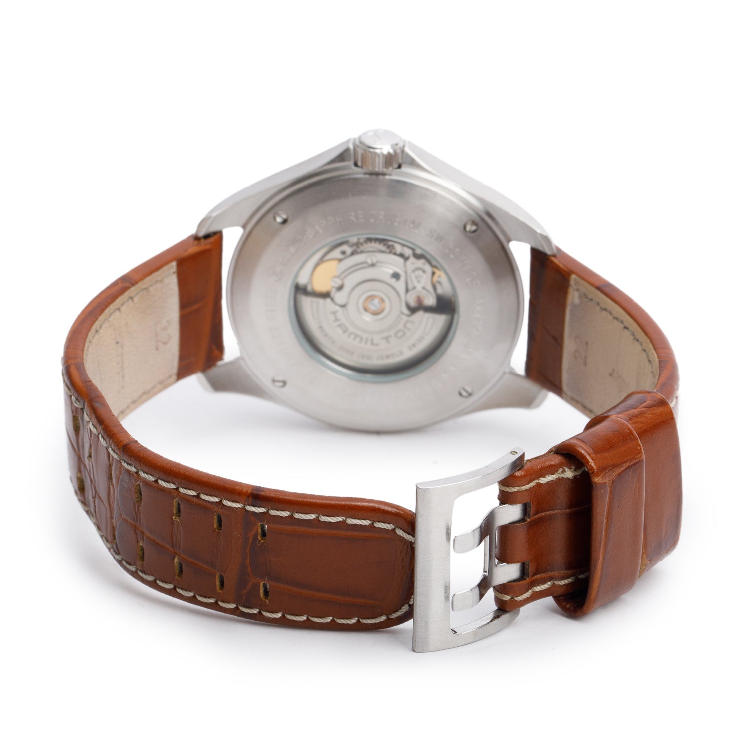 Hamilton Stainless Steel Khaki Aviation Pilot Day Date 46 MM Automatic Watch 2836 w/ Box & Papers