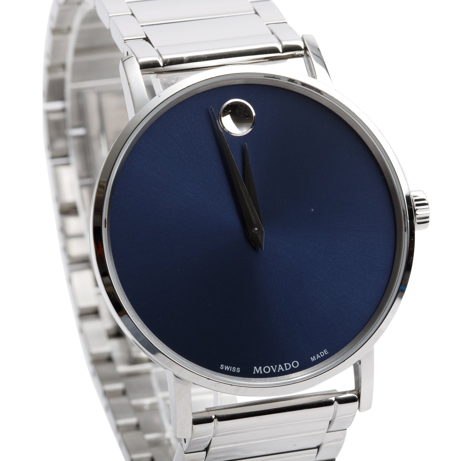 Movado Stainless Steel Museum 40 MM Quartz Watch