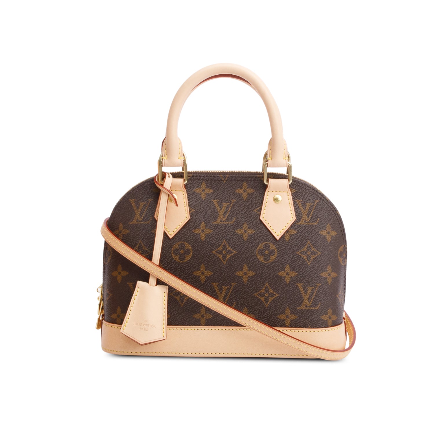 Louis Vuitton 2023 Monogram Alma BB w/ Strap, Receipt & Box