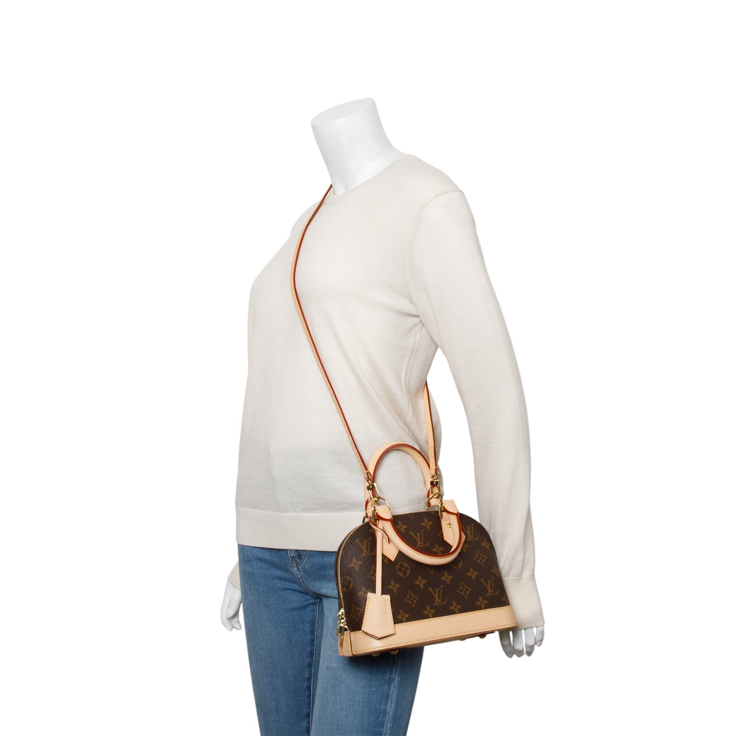 Louis Vuitton 2023 Monogram Alma BB w/ Strap, Receipt & Box