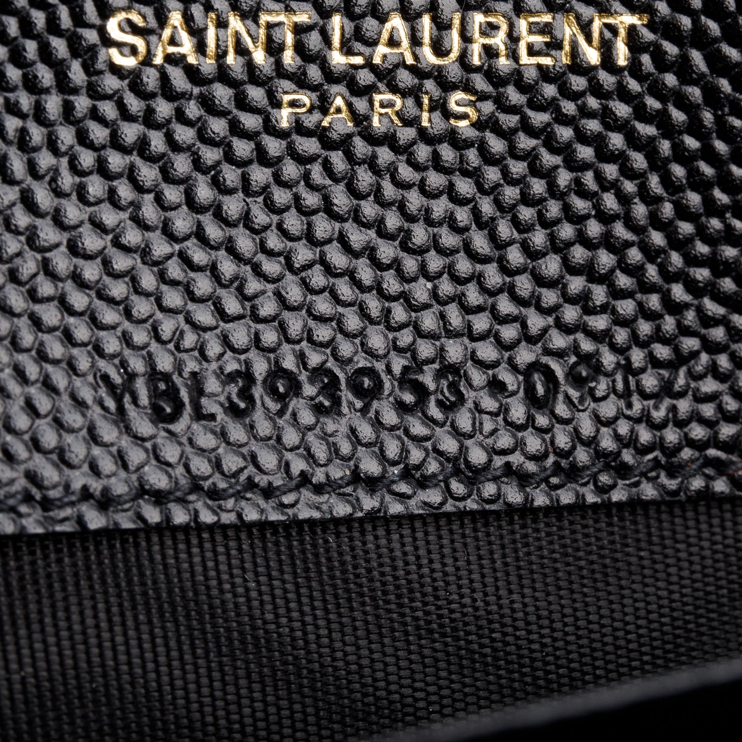Saint Laurent Black Cassandre Matelasse Envelope Chain Wallet