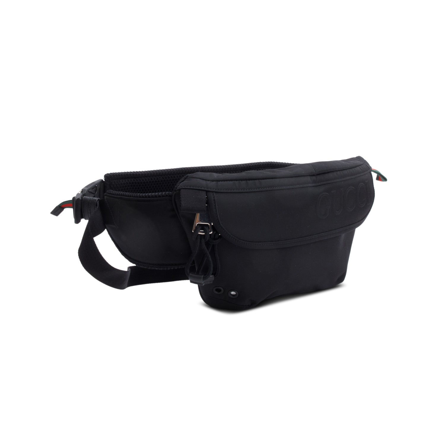 Gucci Black Nylon Large Belt Bag