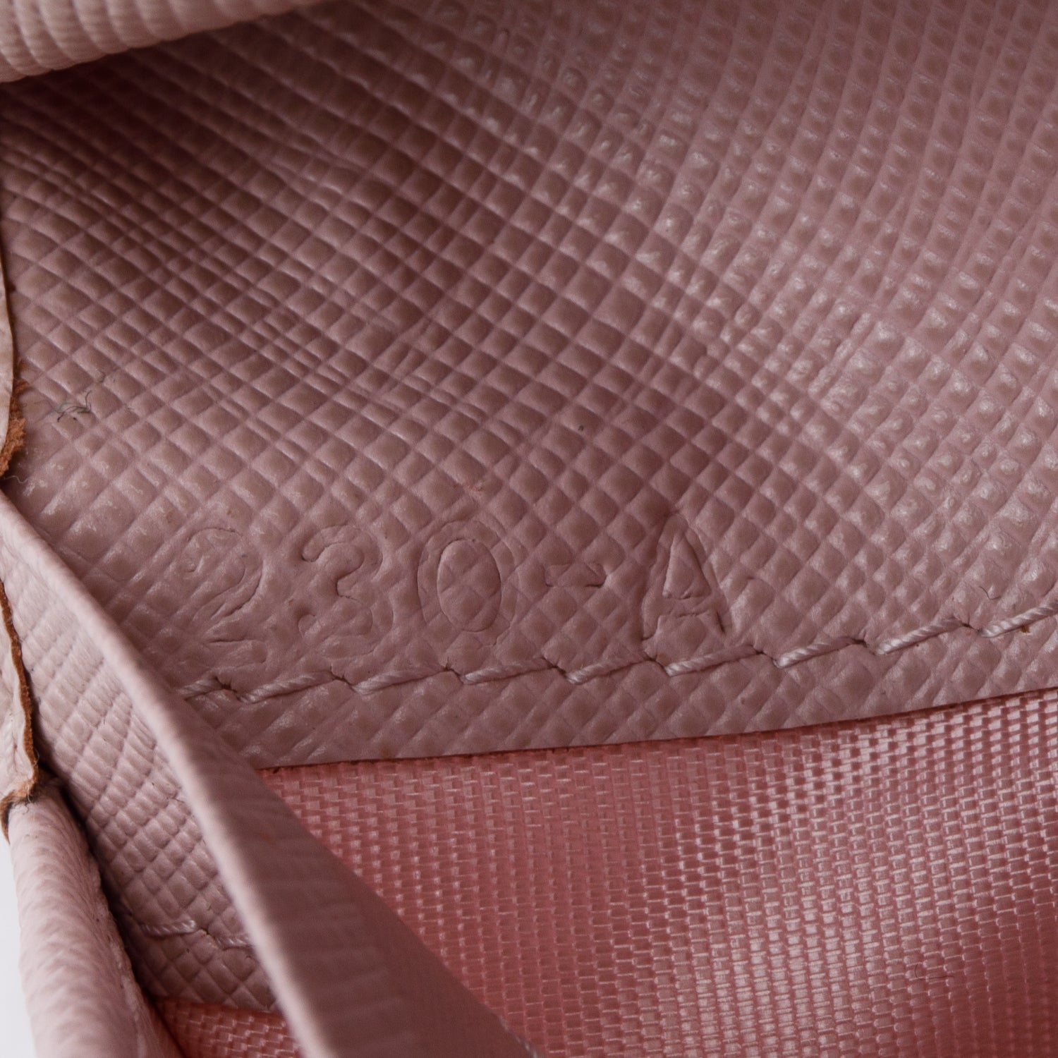 Prada Pink Saffiano Metal Compact Wallet w/ Box