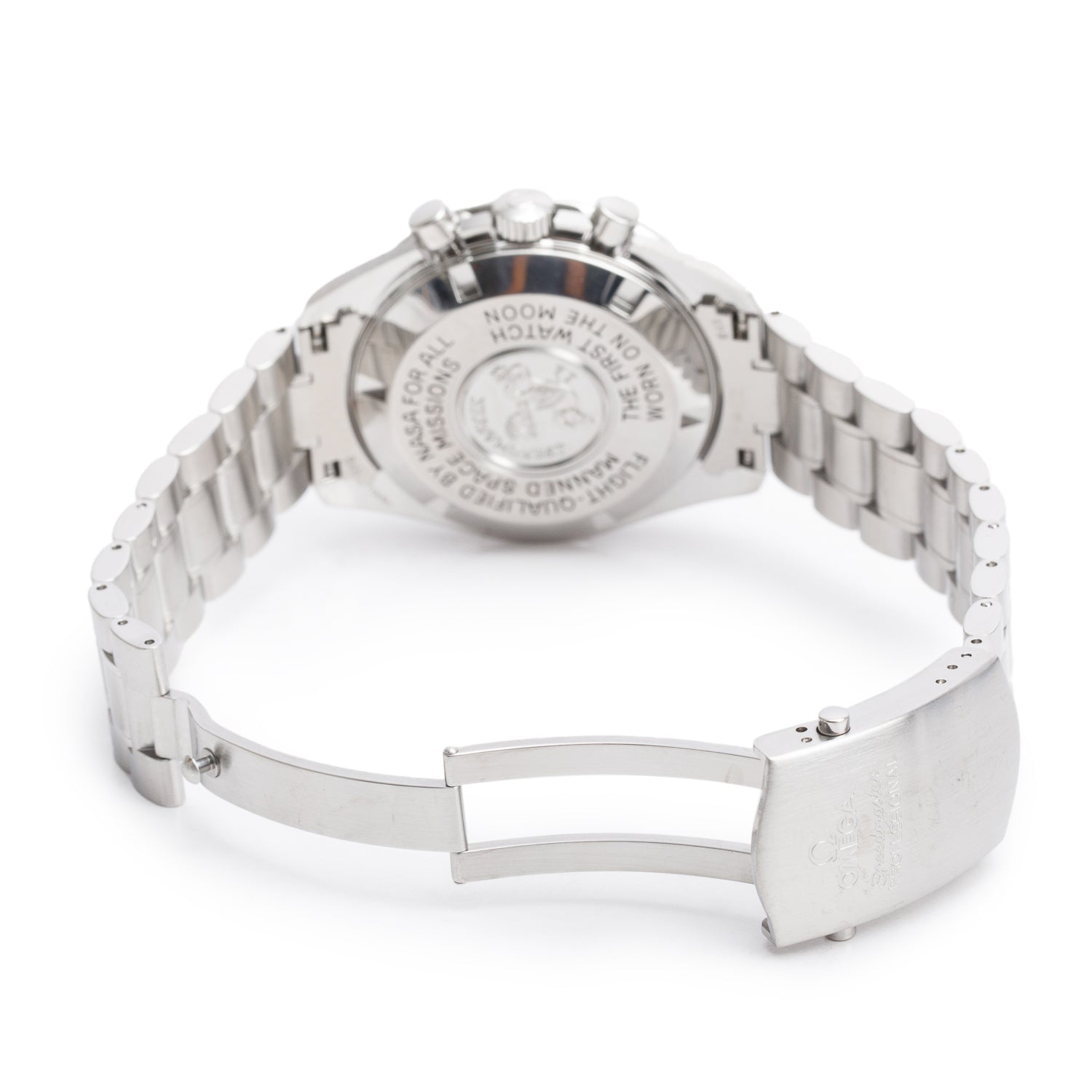 Omega Stainless Steel Speedmaster Moonwatch Professional 42 MM Watch w/ Box & Papers