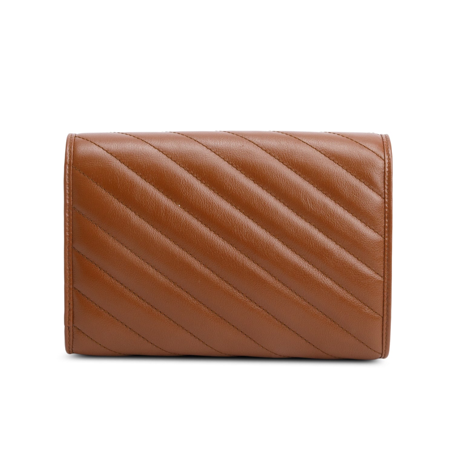 Gucci Brown GG Marmont Mini Wallet on Chain w/ Box