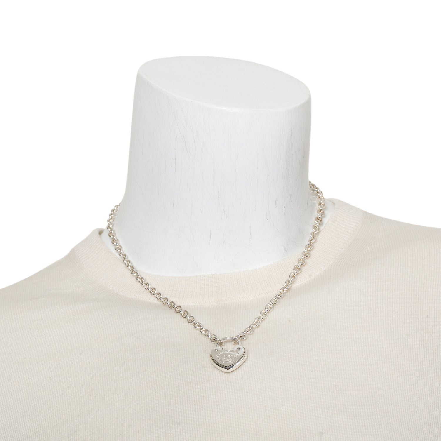 Tiffany & Co. Sterling Silver Return to Tiffany Love Lock Necklace