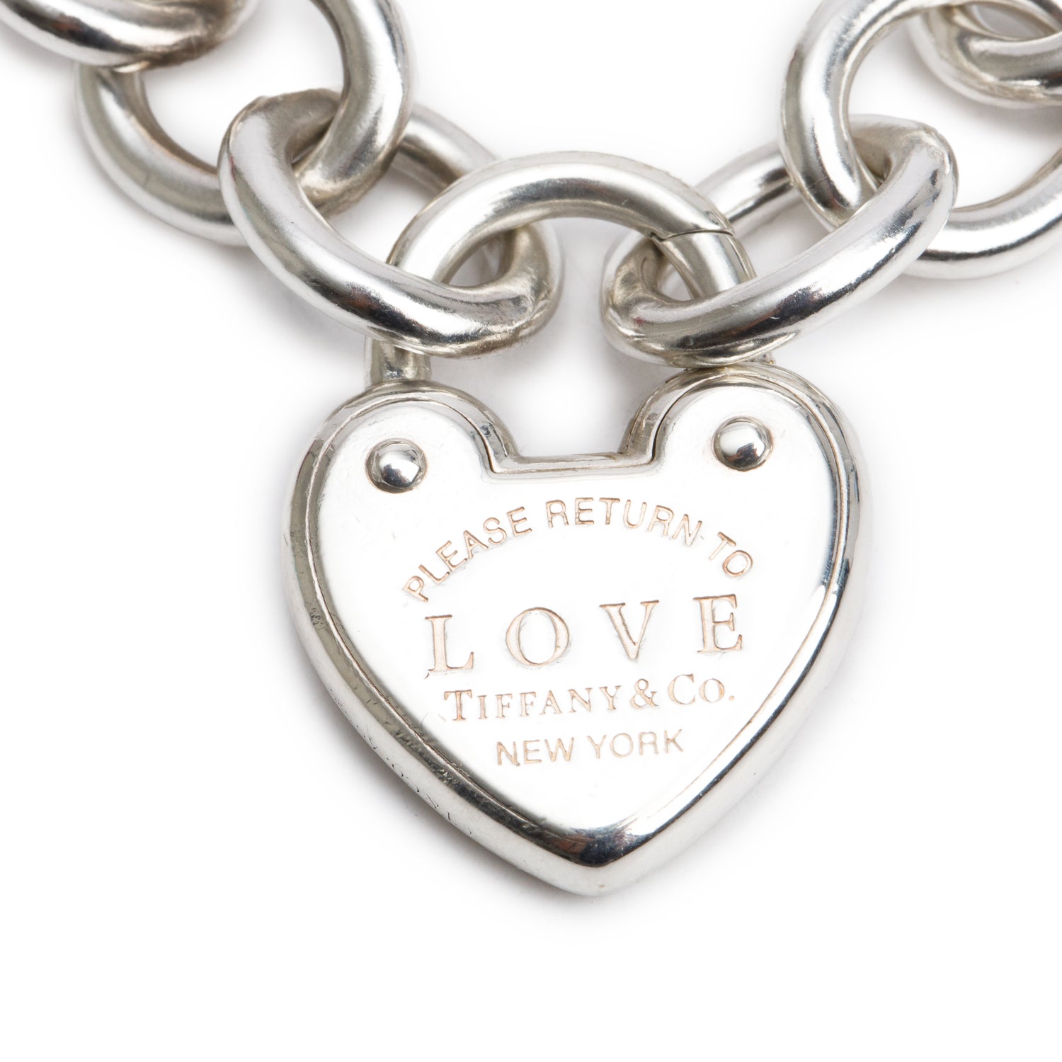 Tiffany & Co. Sterling Silver Return to Tiffany Love Lock Bracelet