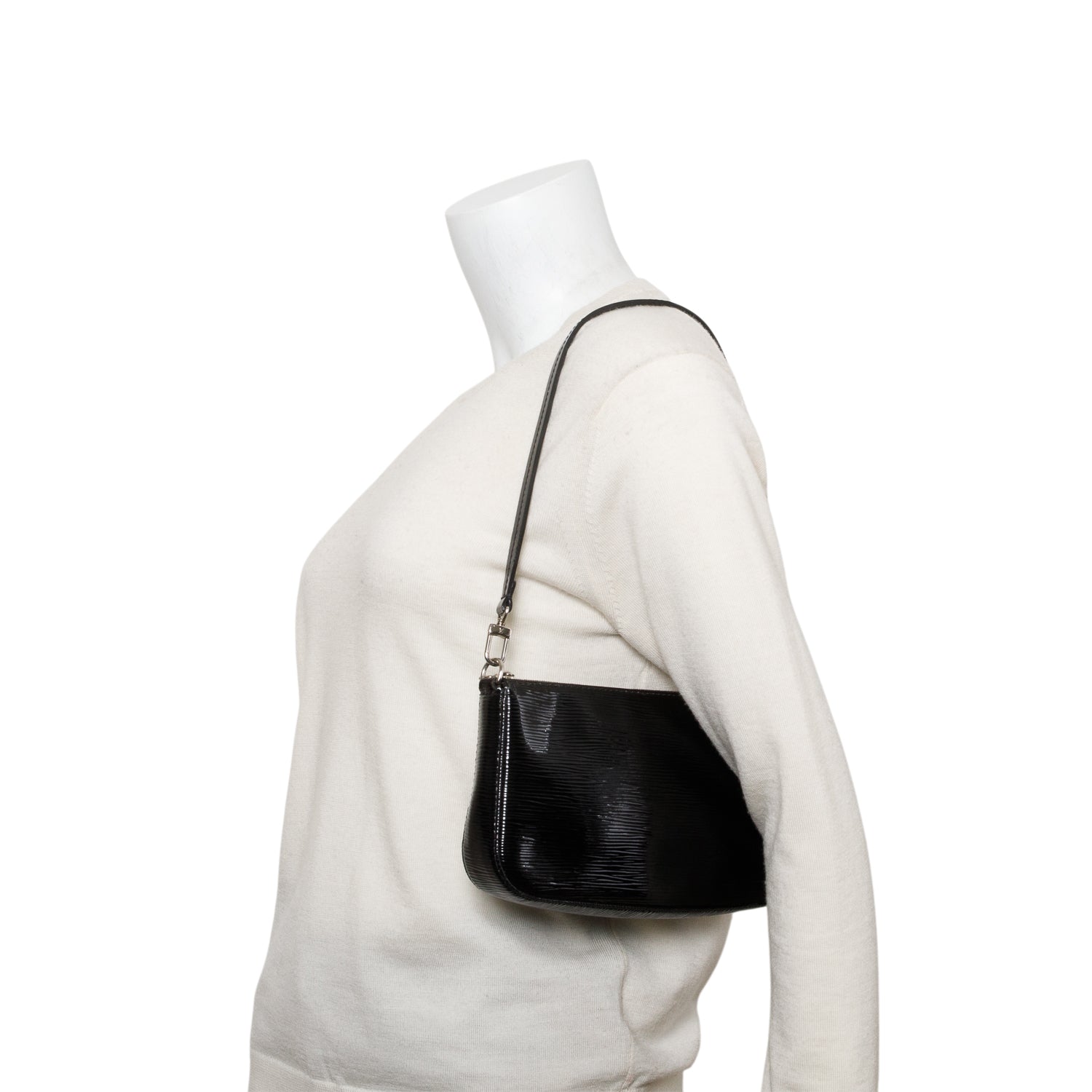 Louis Vuitton Black Epi Electric Leather Pochette Accessoires
