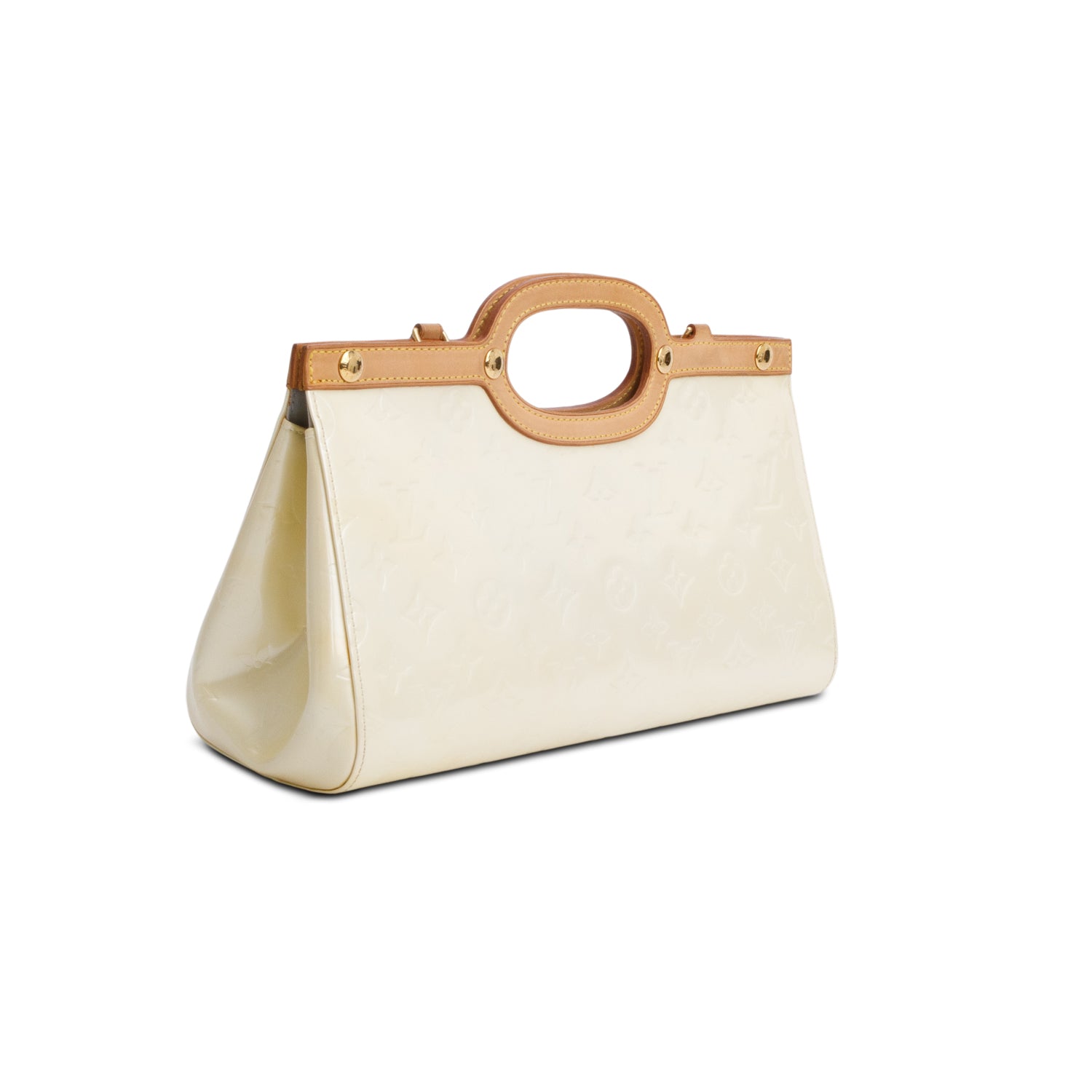 Louis Vuitton Neutral Monogram Vernis Roxbury w/ Strap