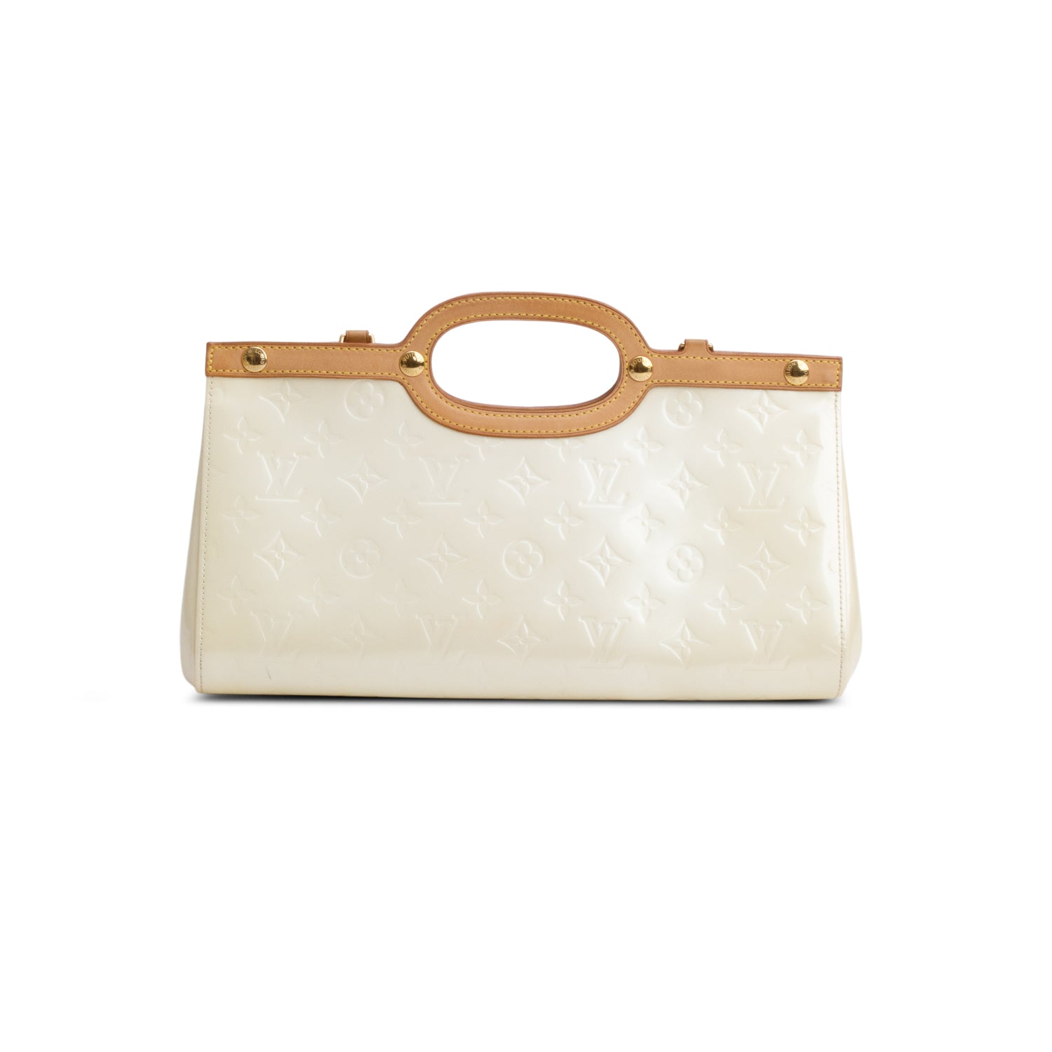 Louis Vuitton Neutral Monogram Vernis Roxbury w/ Strap
