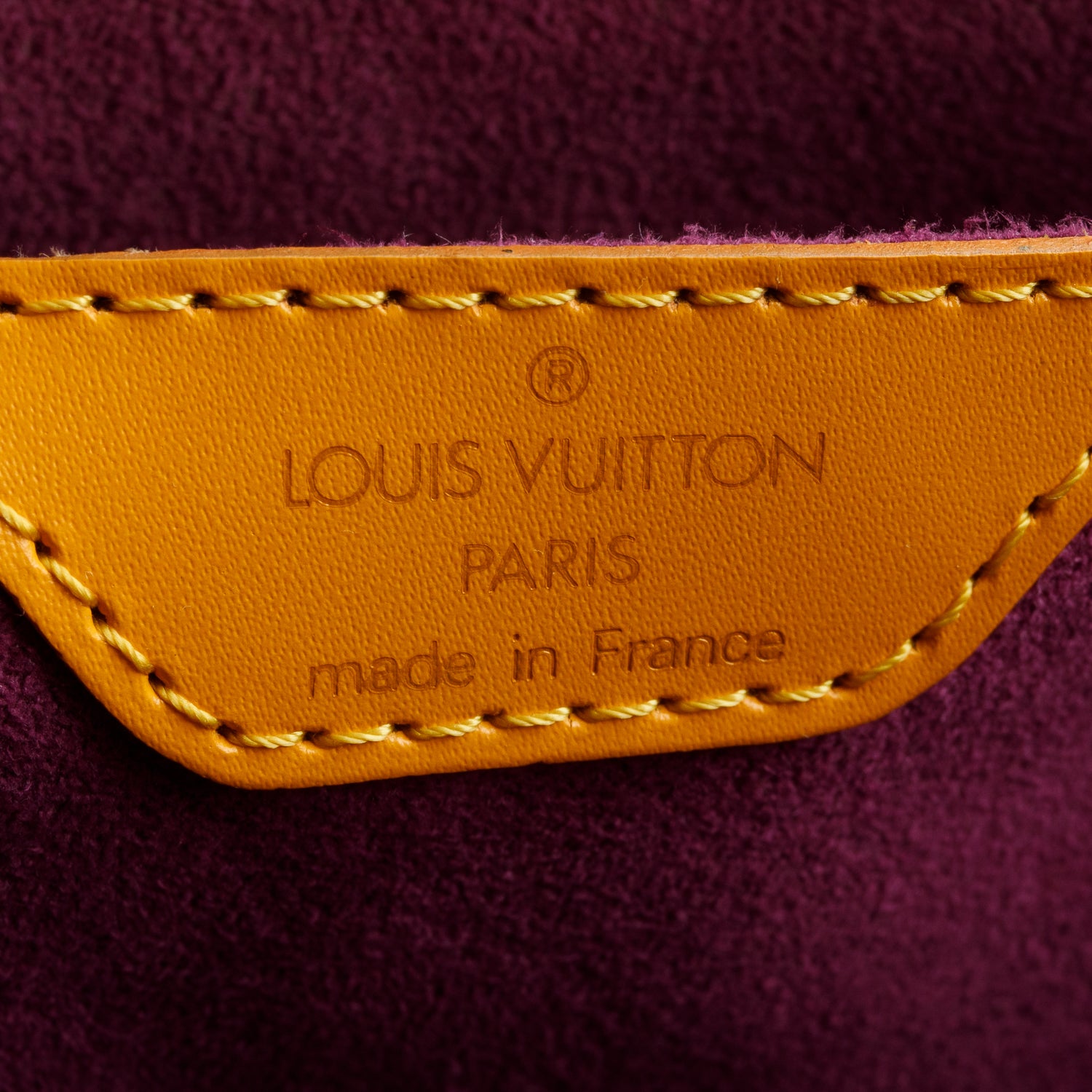 Louis Vuitton Yellow Epi Saint-Jacques PM