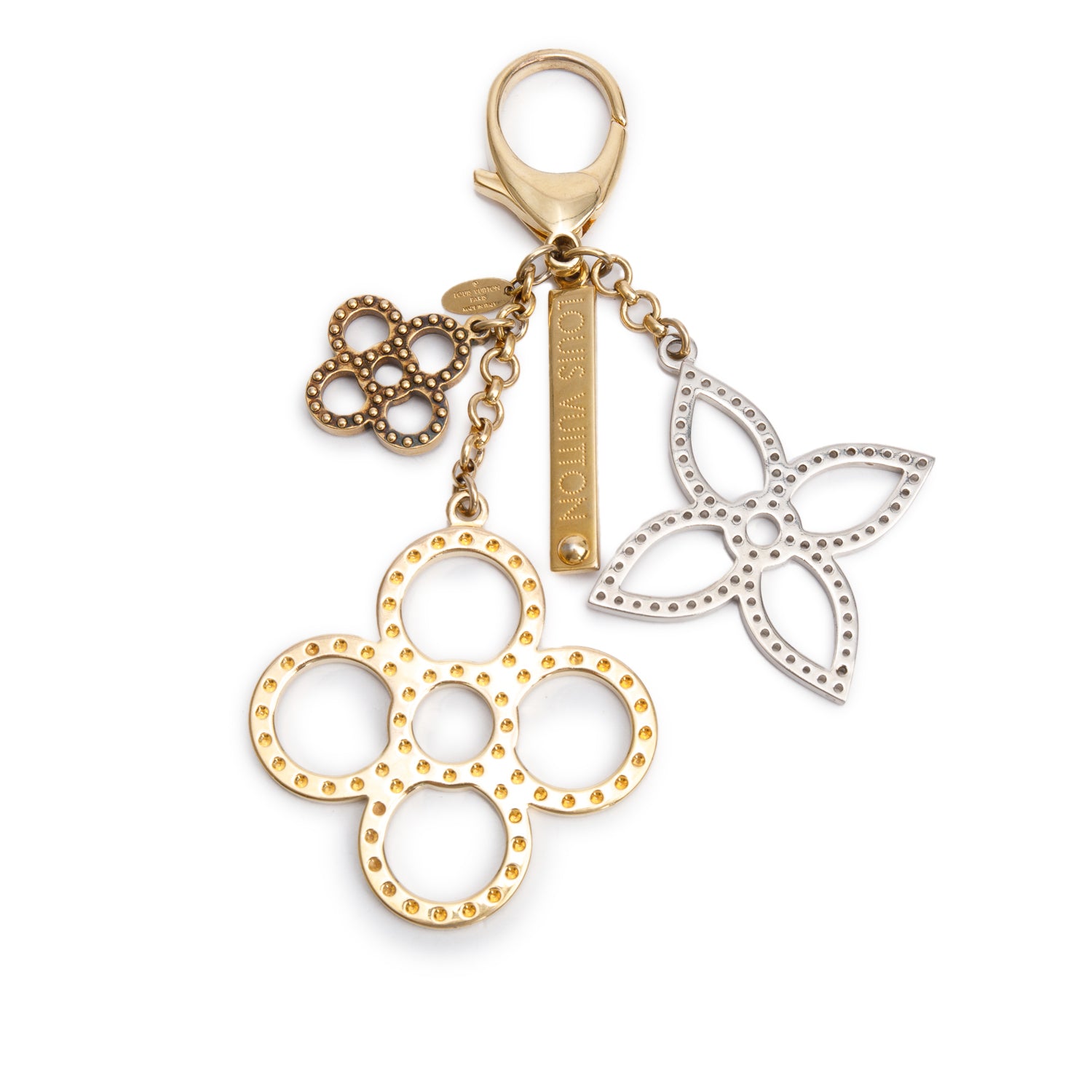 Louis Vuitton Gold & Silver Tone Metal Tapage Bag Charm