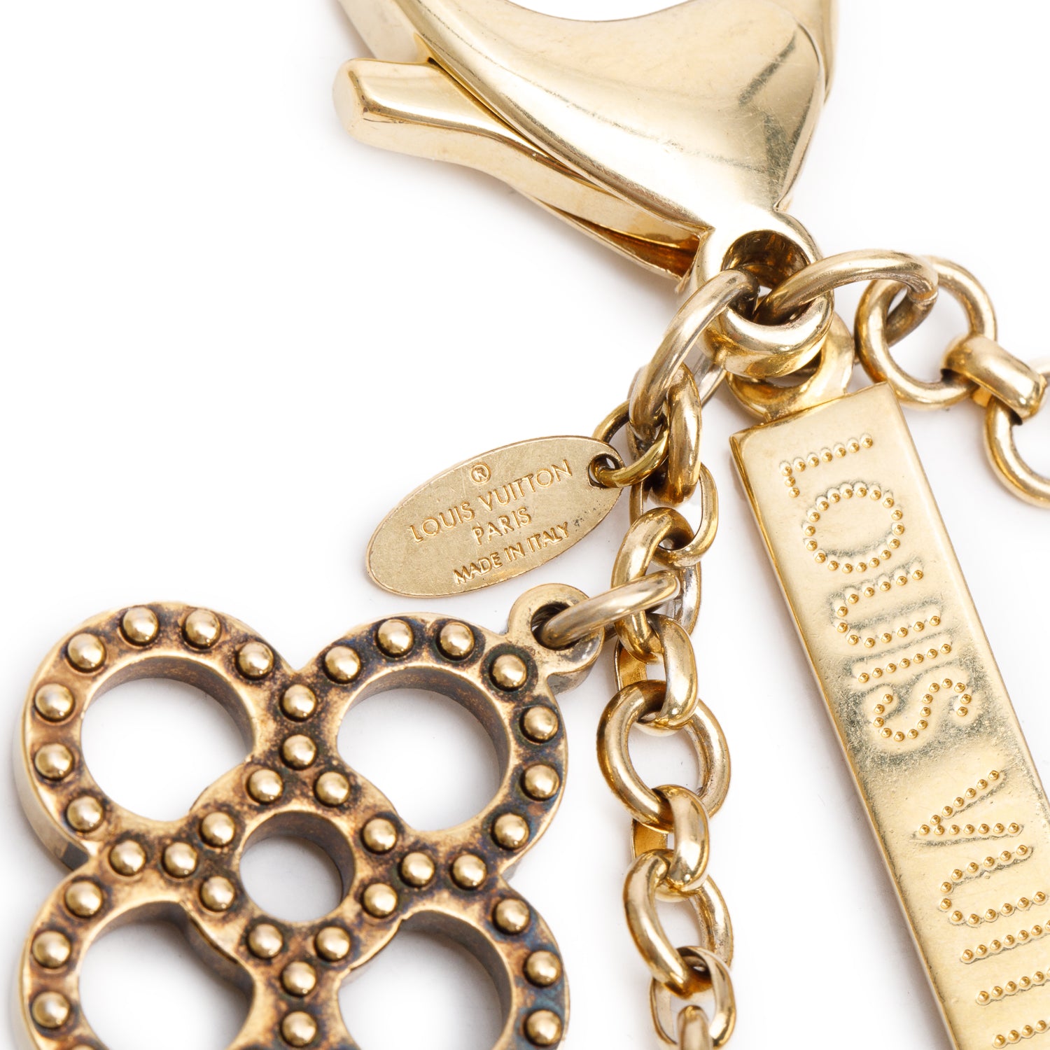 Louis Vuitton Gold & Silver Tone Metal Tapage Bag Charm