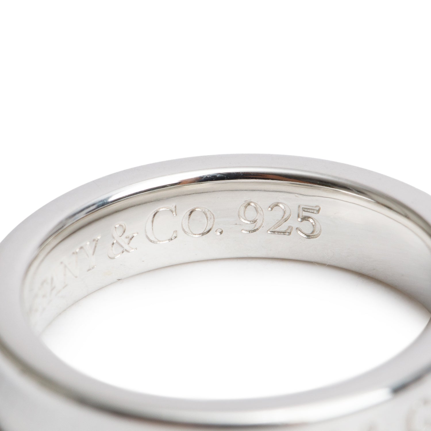 Tiffany & Co. Sterling Silver 1837 Narrow Ring, Size 4