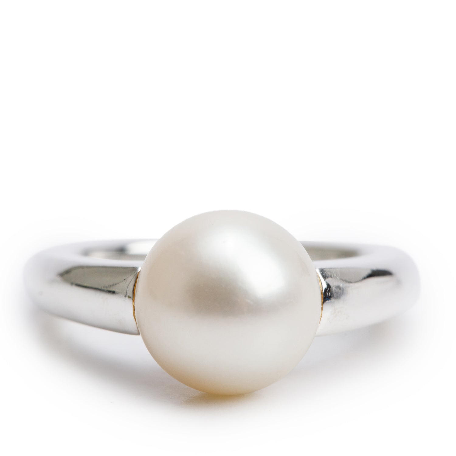Links of London Sterling Silver Effervescence Pearl Ring, Size 6.25