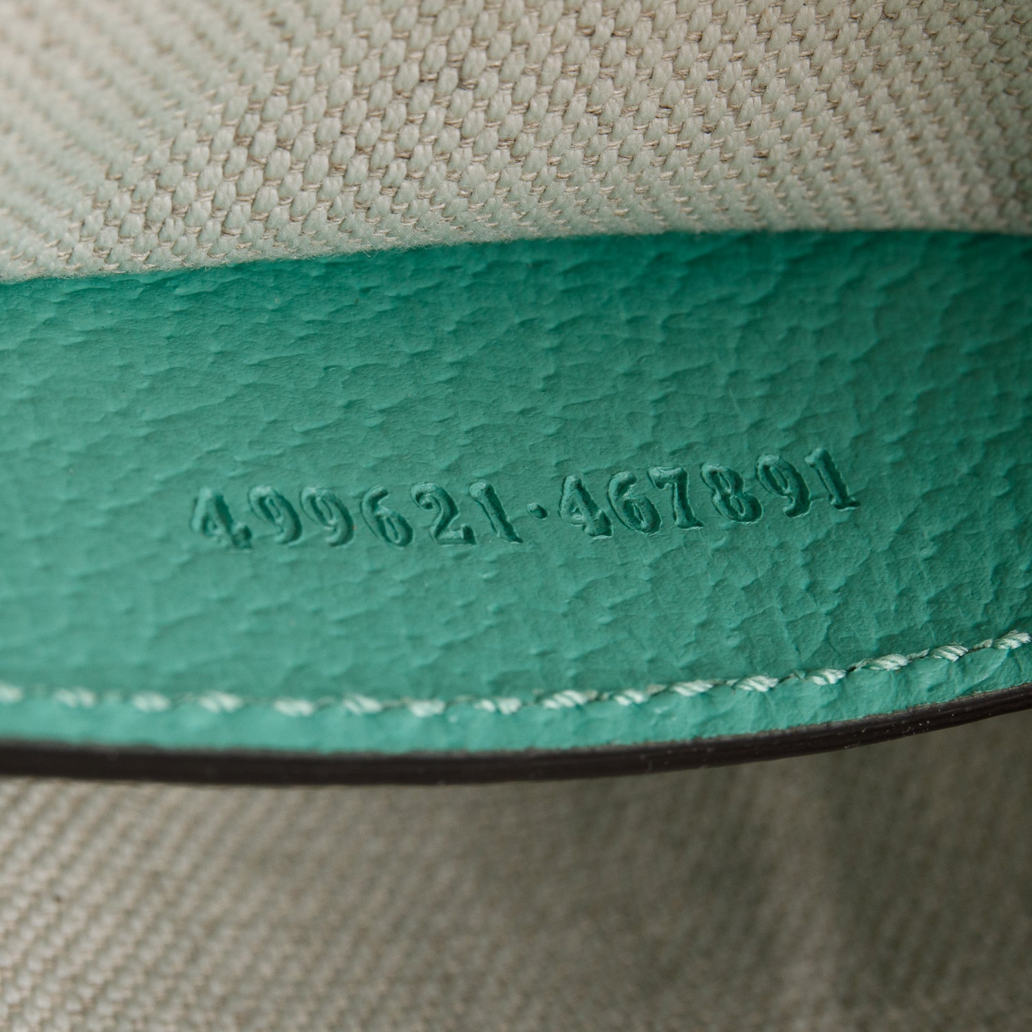 Gucci Green Calfskin Leather Trim Jumbo GG Canvas Small Ophidia Dome Crossbody Bag