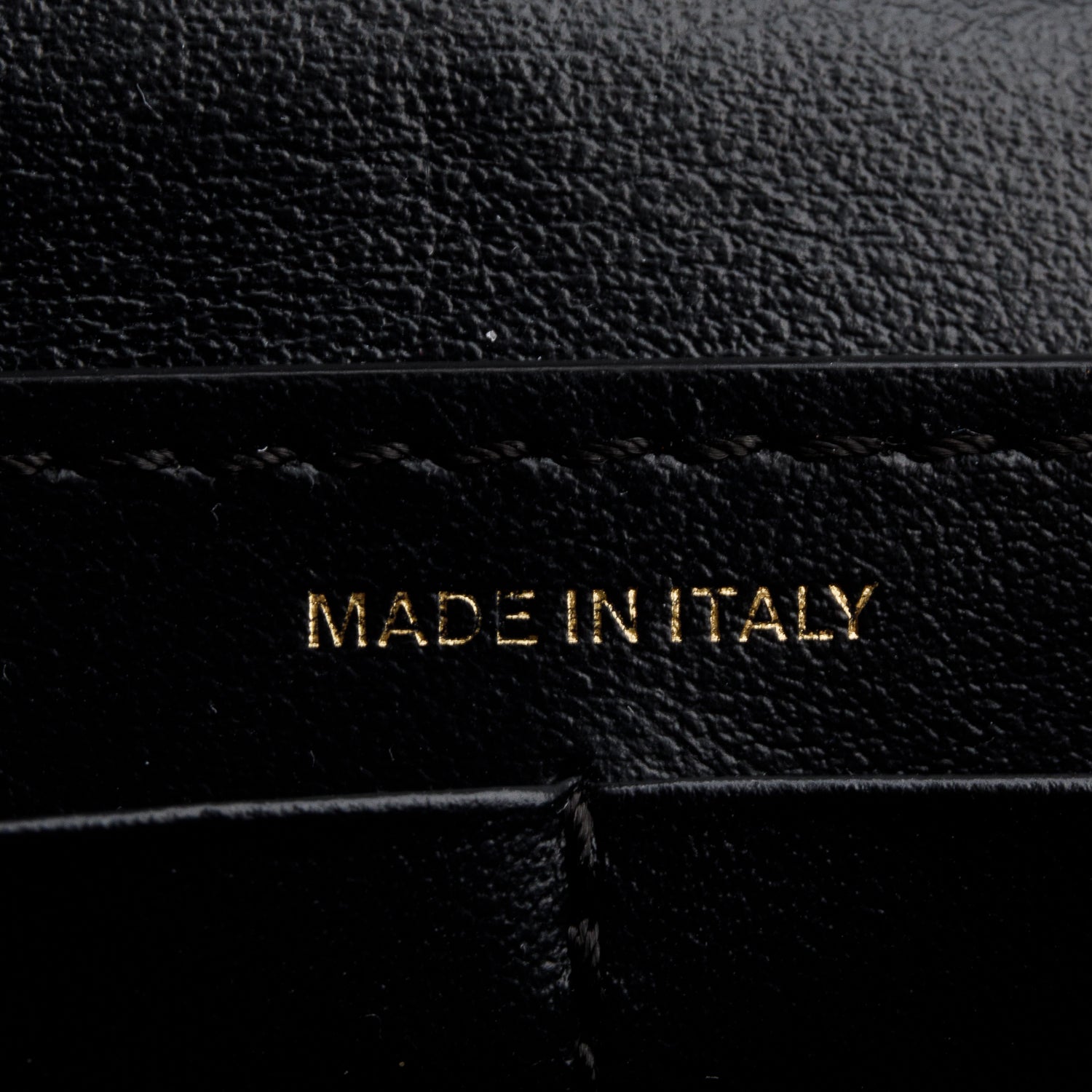 Burberry Black Calfskin Leather TB Hanna Wallet on Chain w/ Box