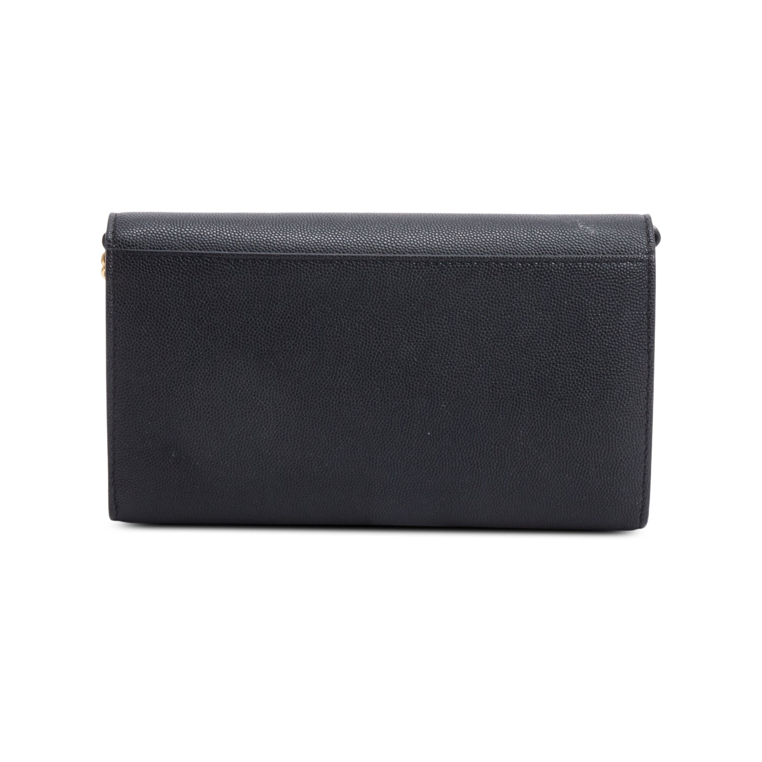 Burberry Black Calfskin Leather TB Hanna Wallet on Chain w/ Box