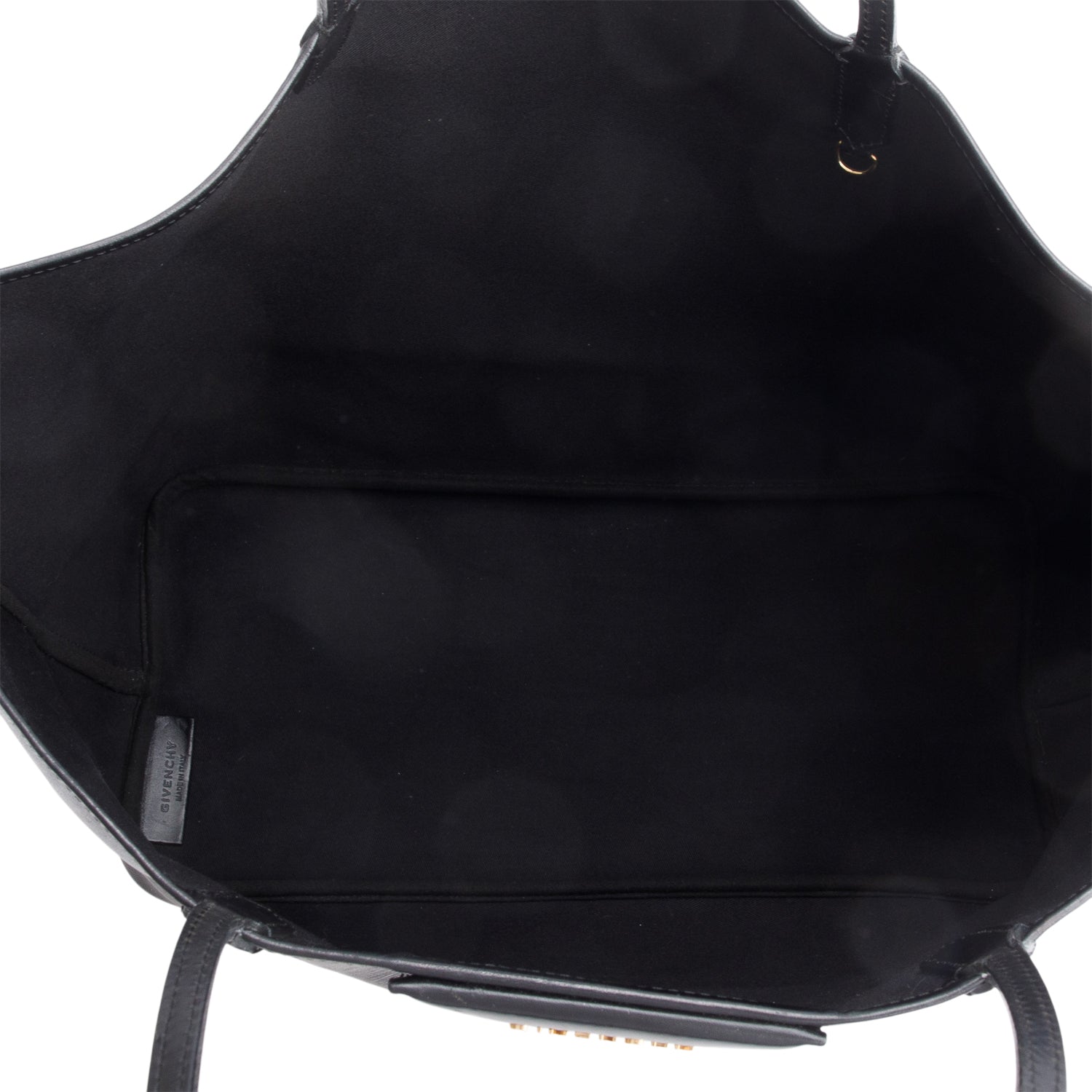 Givenchy Black Coated Canvas Antigona Rottweiler Shopping Tote