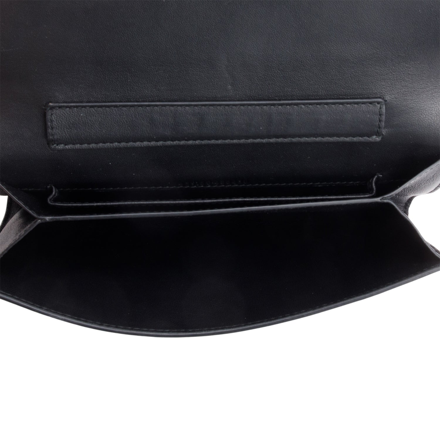 Alexander McQueen Black Leather Insignia Pouch